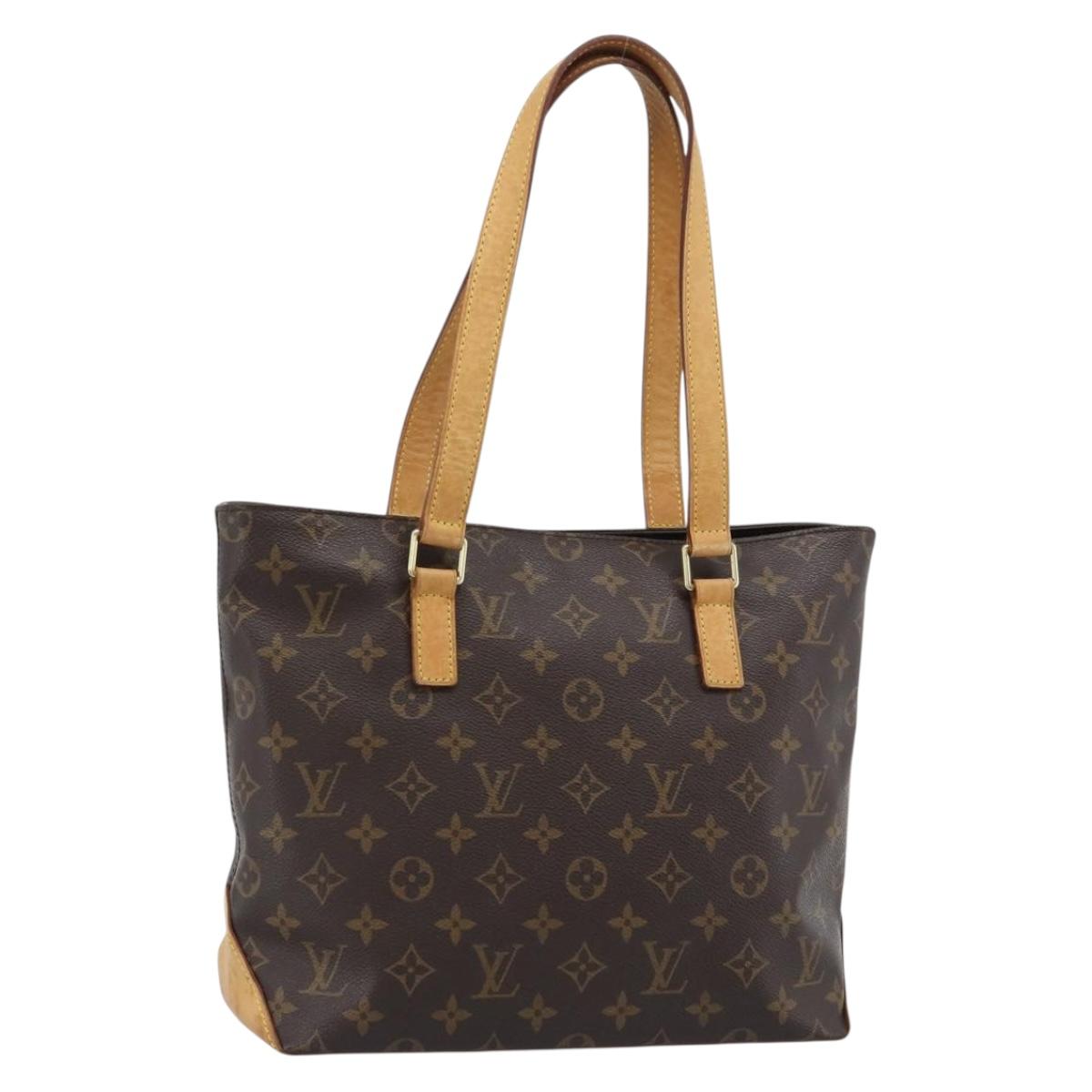 LOUIS VUITTON Monogram Cabas Piano Tote Bag M51148 LV Auth ka5095A