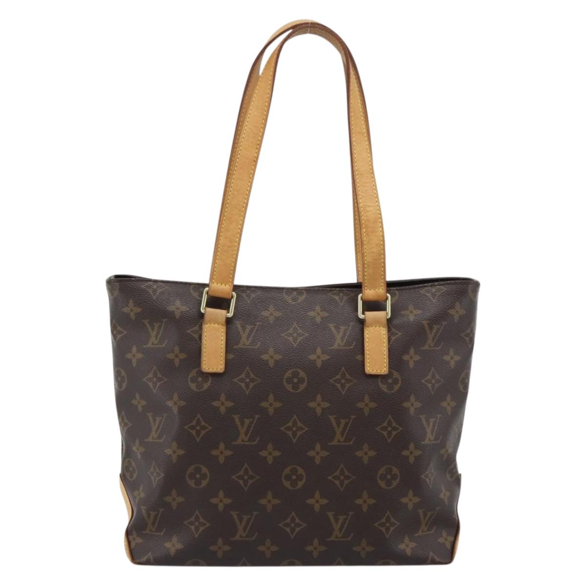 LOUIS VUITTON Monogram Cabas Piano Tote Bag M51148 LV Auth ka5095A