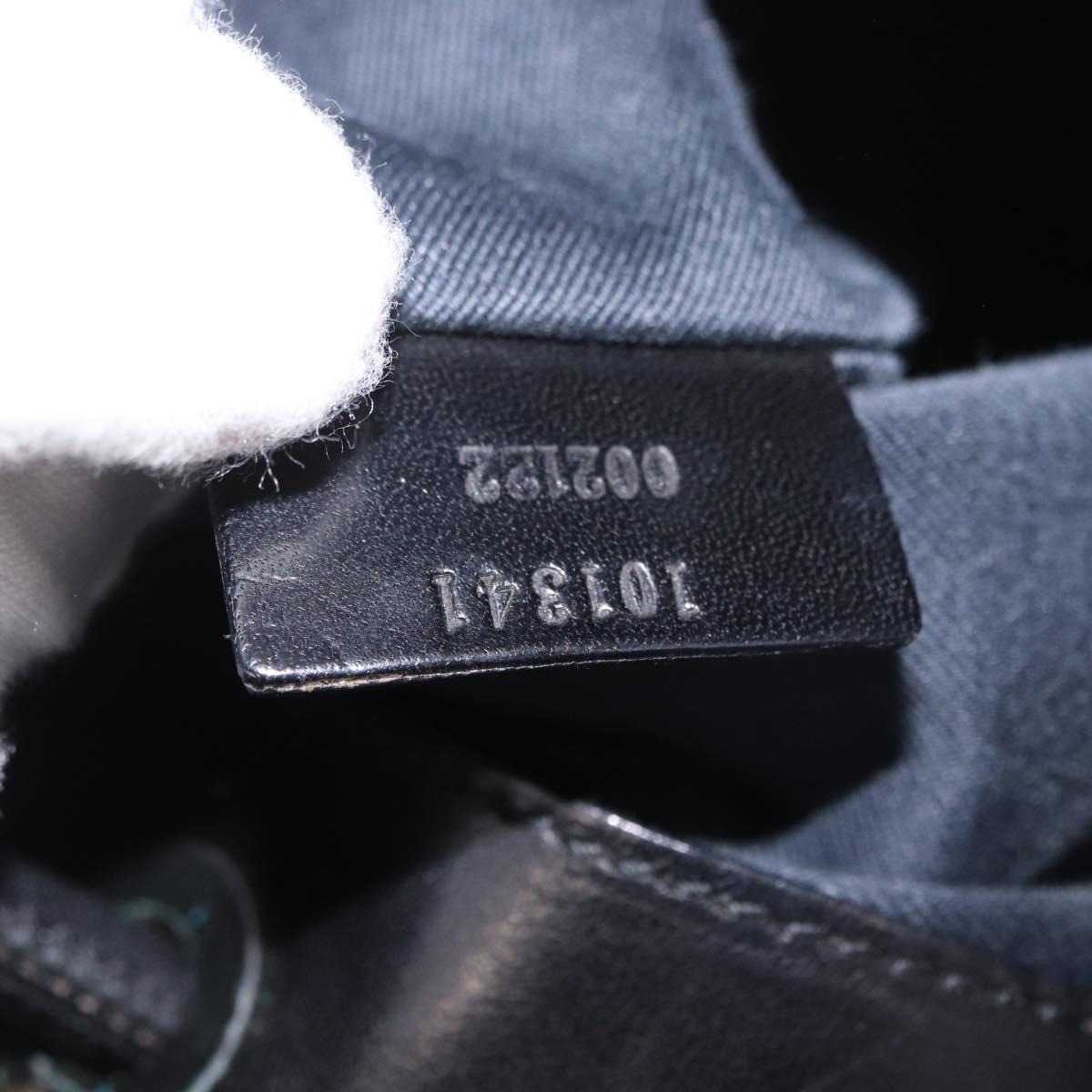 GUCCI GG Canvas Shoulder Bag Black 101341 Auth ka5097