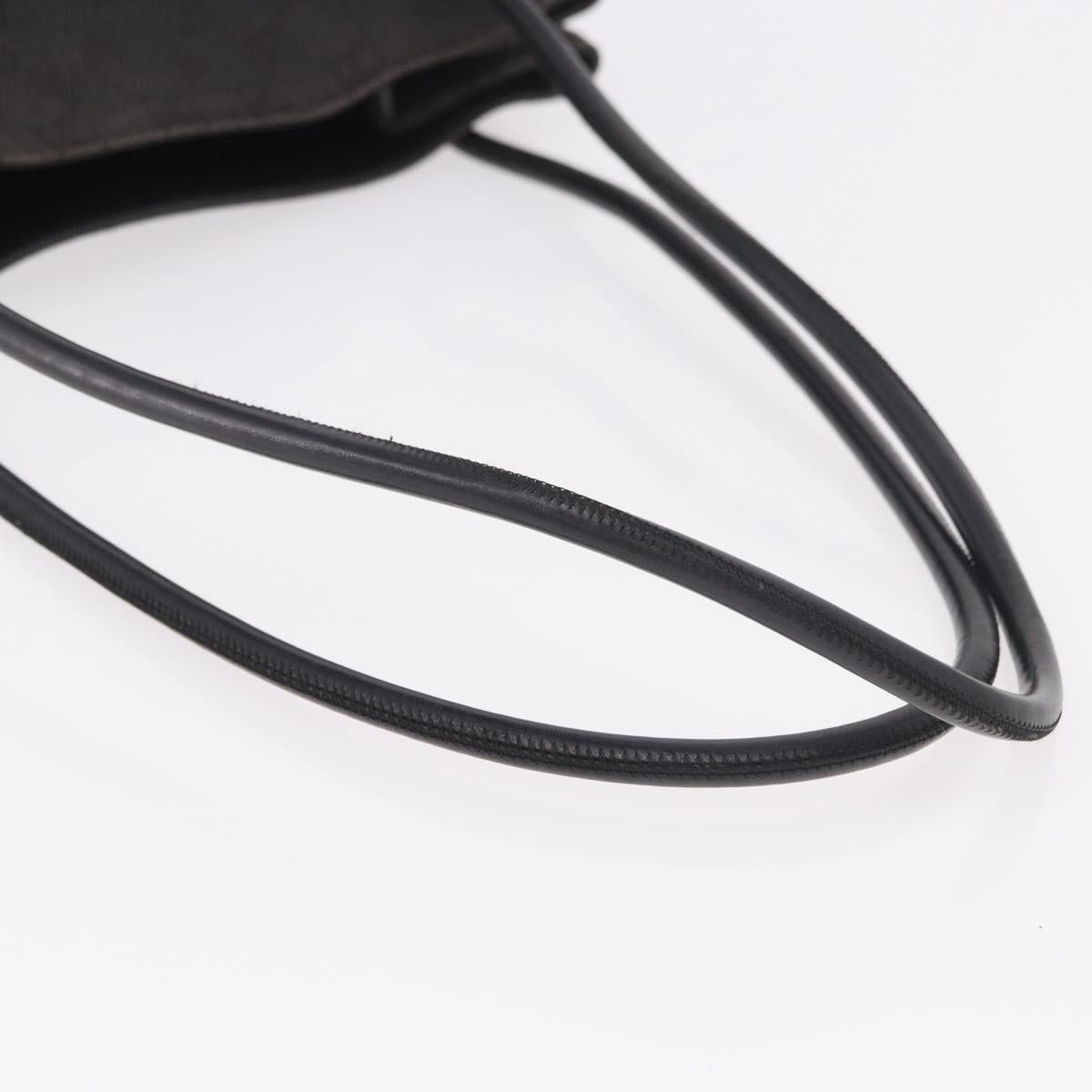 GUCCI GG Canvas Shoulder Bag Black 101341 Auth ka5097