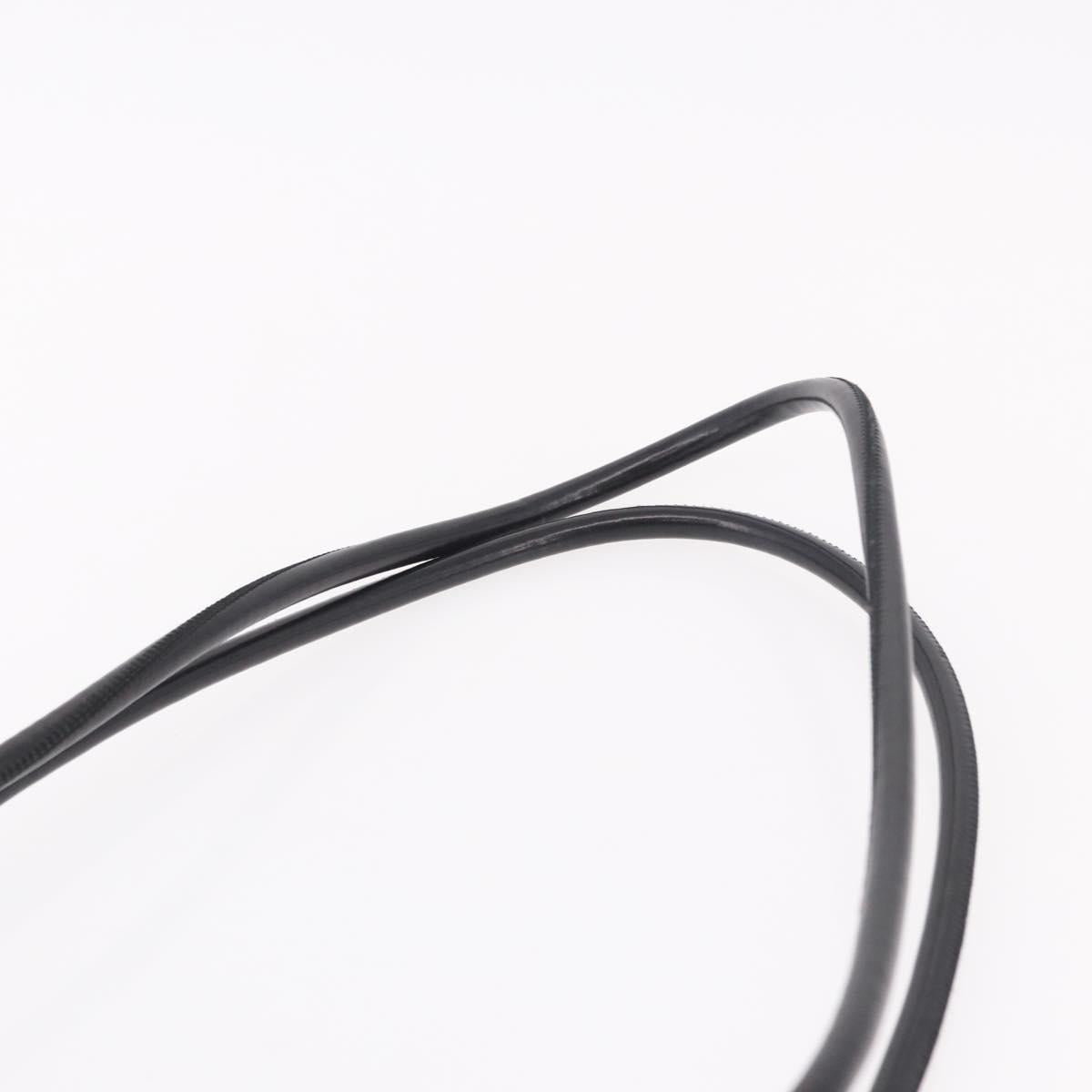 GUCCI GG Canvas Shoulder Bag Black 101341 Auth ka5097