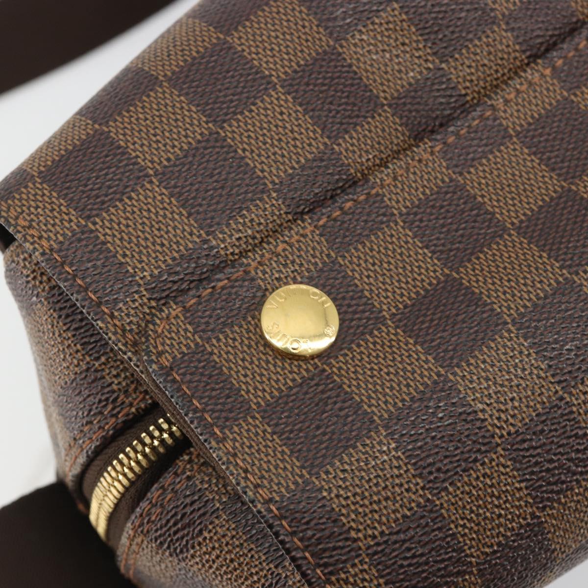 LOUIS VUITTON Damier Ebene Naviglio Shoulder Bag N45255 LV Auth ka5099A