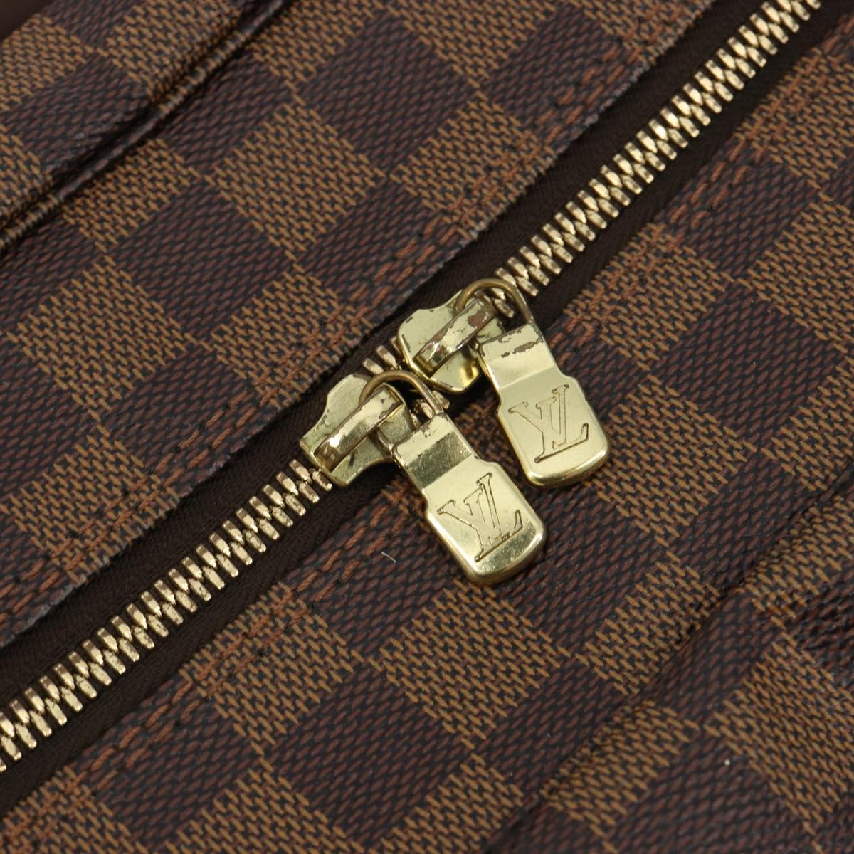 LOUIS VUITTON Damier Ebene Naviglio Shoulder Bag N45255 LV Auth ka5099A
