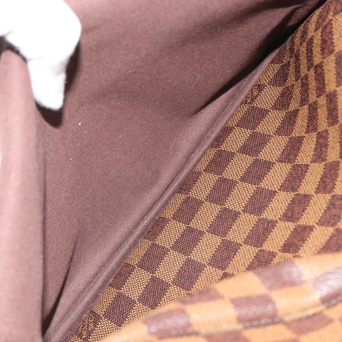 LOUIS VUITTON Damier Ebene Naviglio Shoulder Bag N45255 LV Auth ka5099A