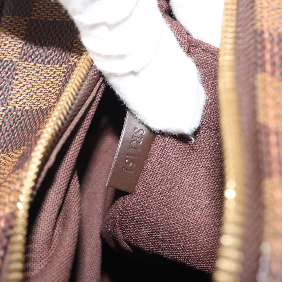 LOUIS VUITTON Damier Ebene Naviglio Shoulder Bag N45255 LV Auth ka5099A