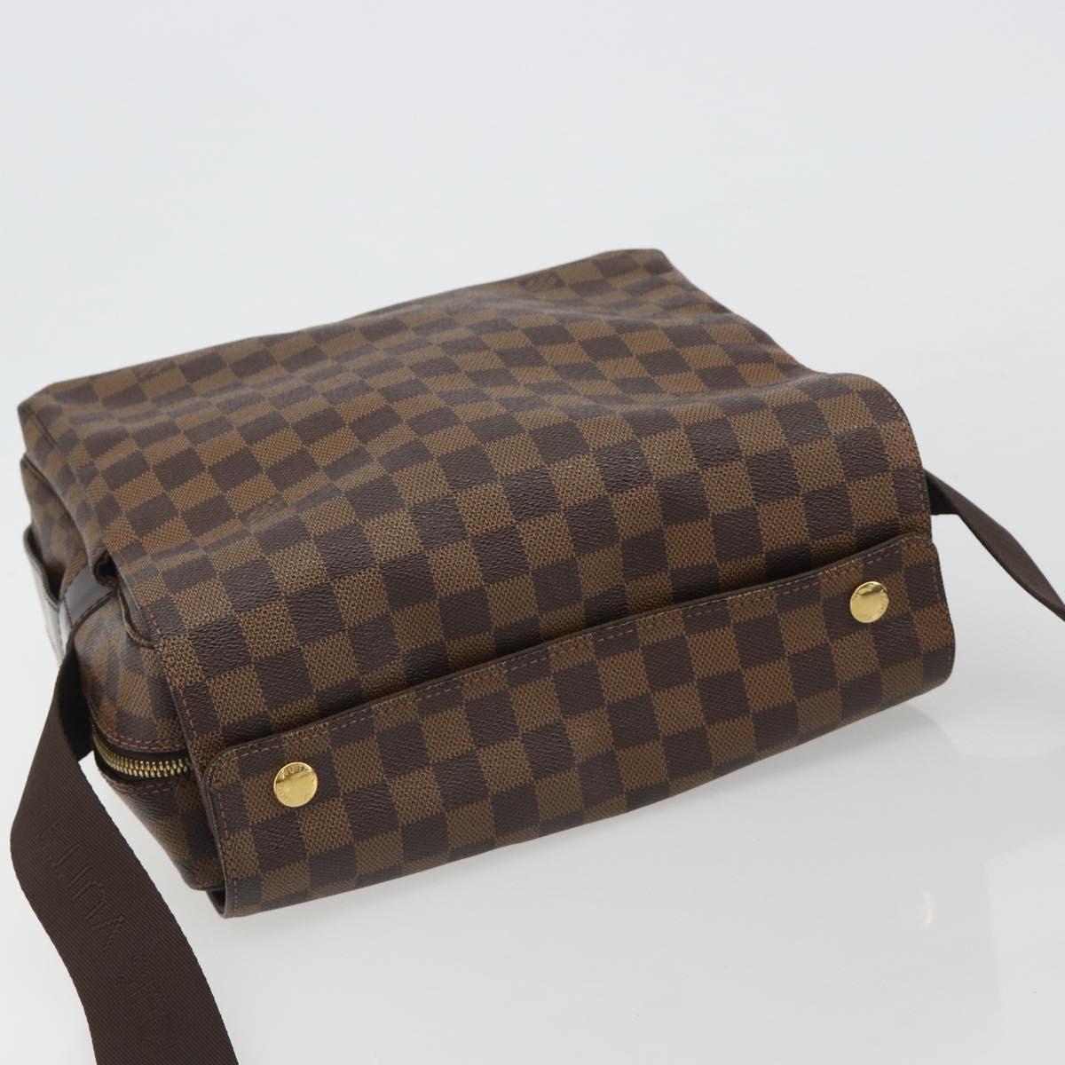 LOUIS VUITTON Damier Ebene Naviglio Shoulder Bag N45255 LV Auth ka5099A