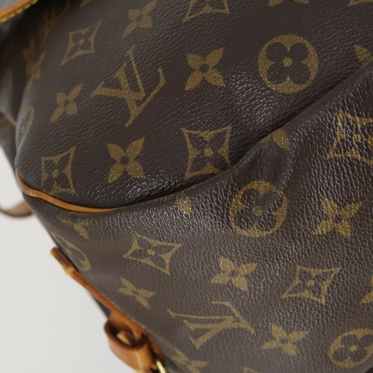 LOUIS VUITTON Monogram Saumur 35 Shoulder Bag M42254 LV Auth ka510