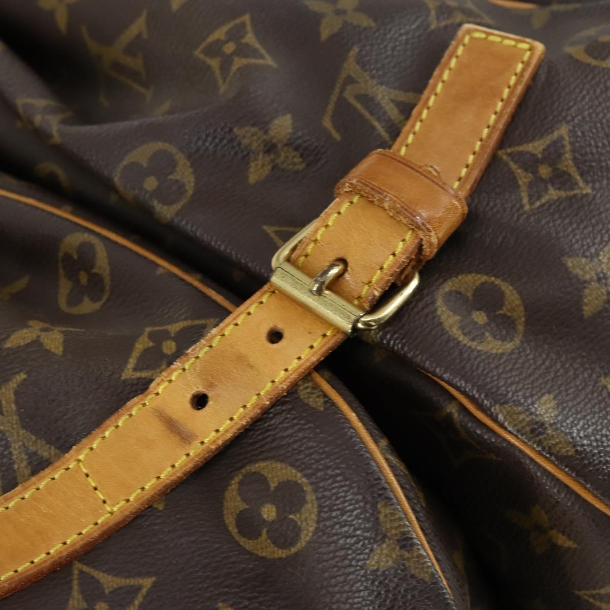 LOUIS VUITTON Monogram Saumur 35 Shoulder Bag M42254 LV Auth ka510