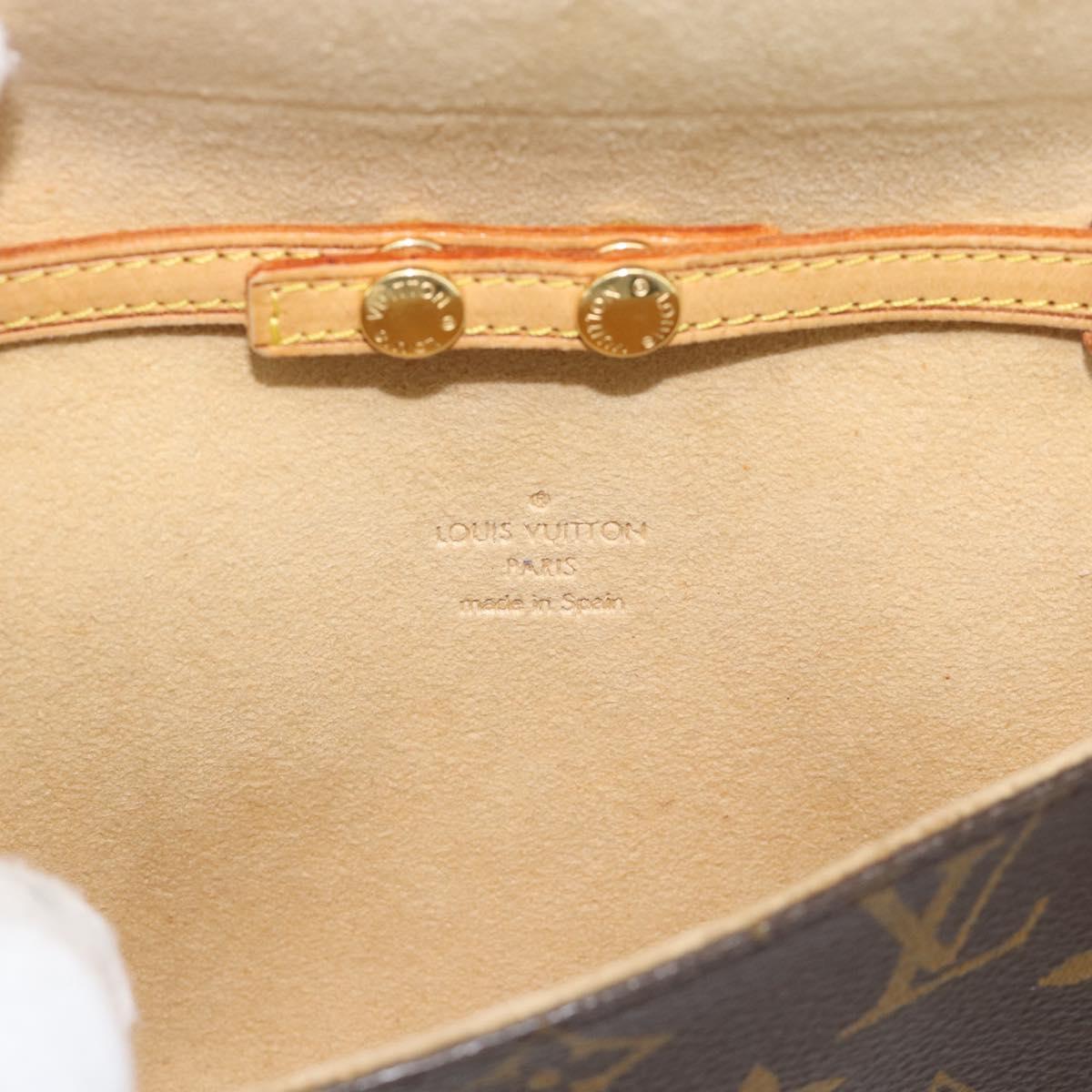 LOUIS VUITTON Monogram Pochette Twin PM Shoulder Bag M51854 LV Auth ka5101