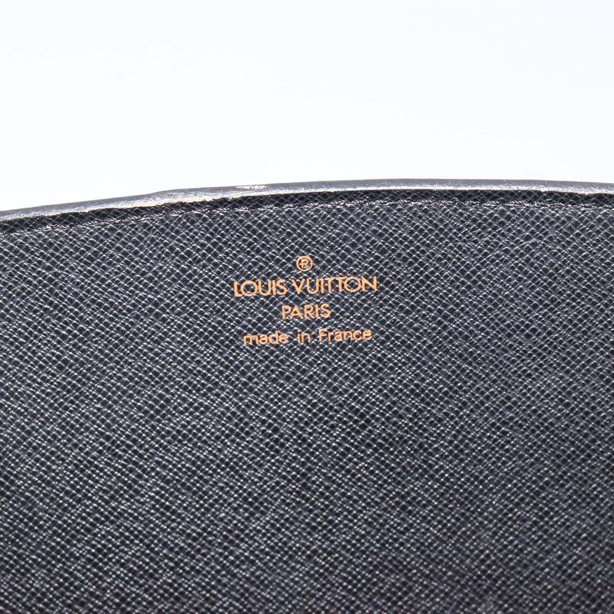 LOUIS VUITTON Epi Varenne Hand Bag Black Red M52387 LV Auth ka5103