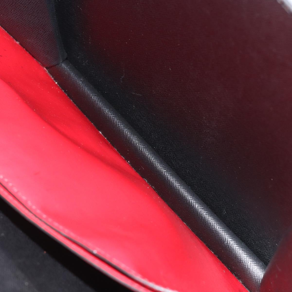 LOUIS VUITTON Epi Varenne Hand Bag Black Red M52387 LV Auth ka5103