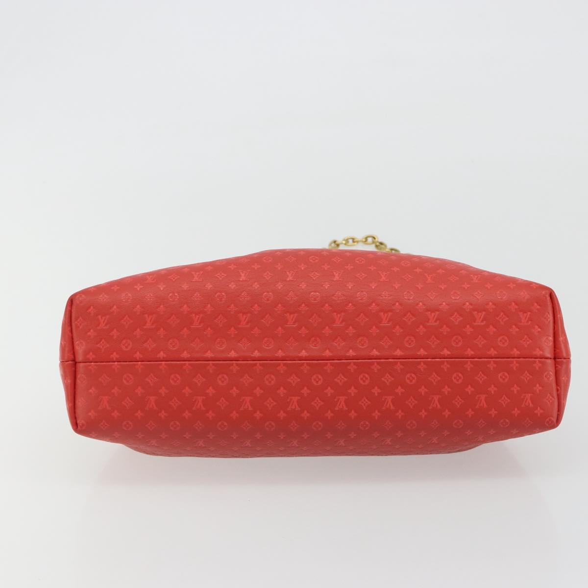 LOUIS VUITTON Nanogram Monogram Clutch Hand Bag Red M22327 LV Auth ka5104SM