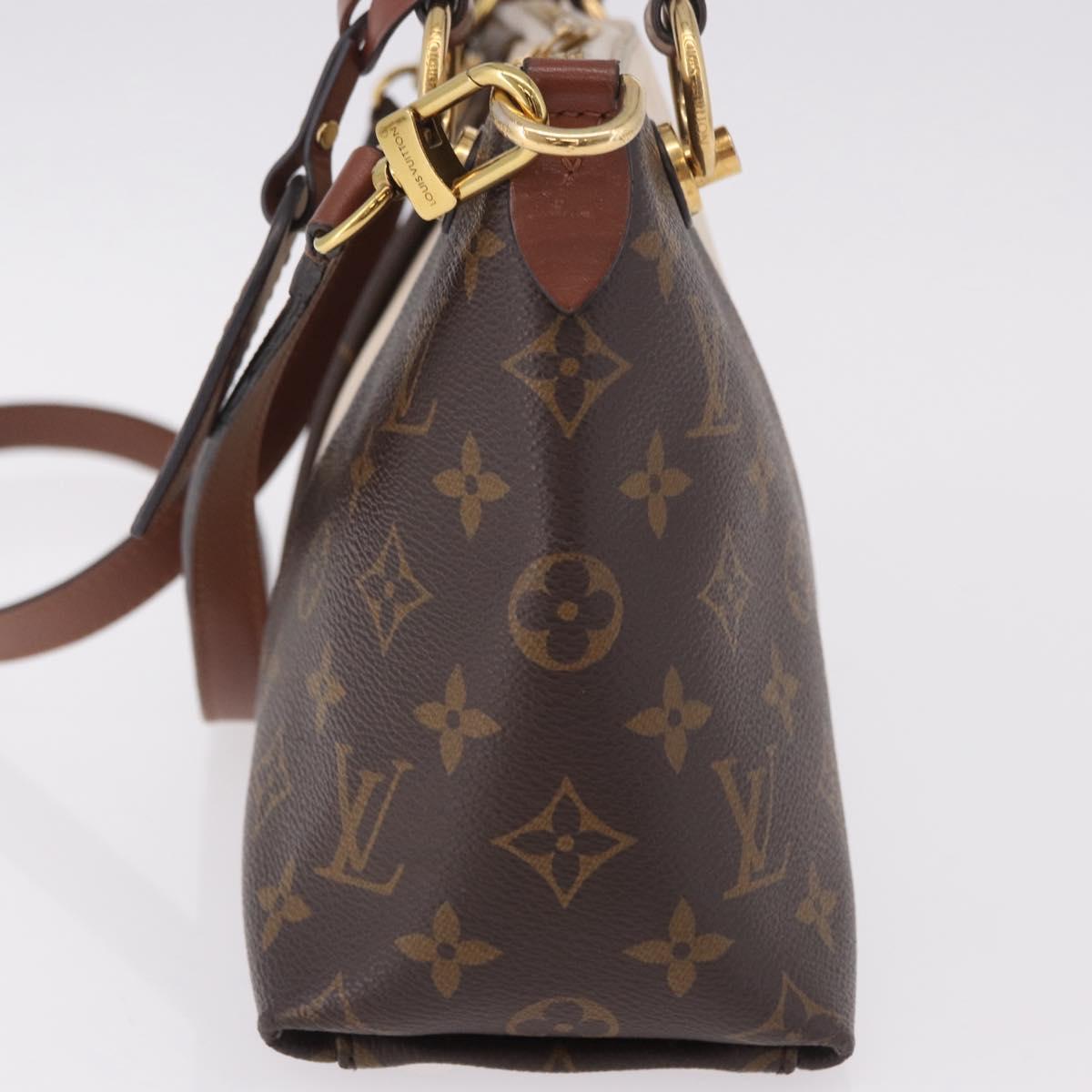 LOUIS VUITTON Monogram V Tote BB Hand Bag 2way M44520 LV Auth ka5105A