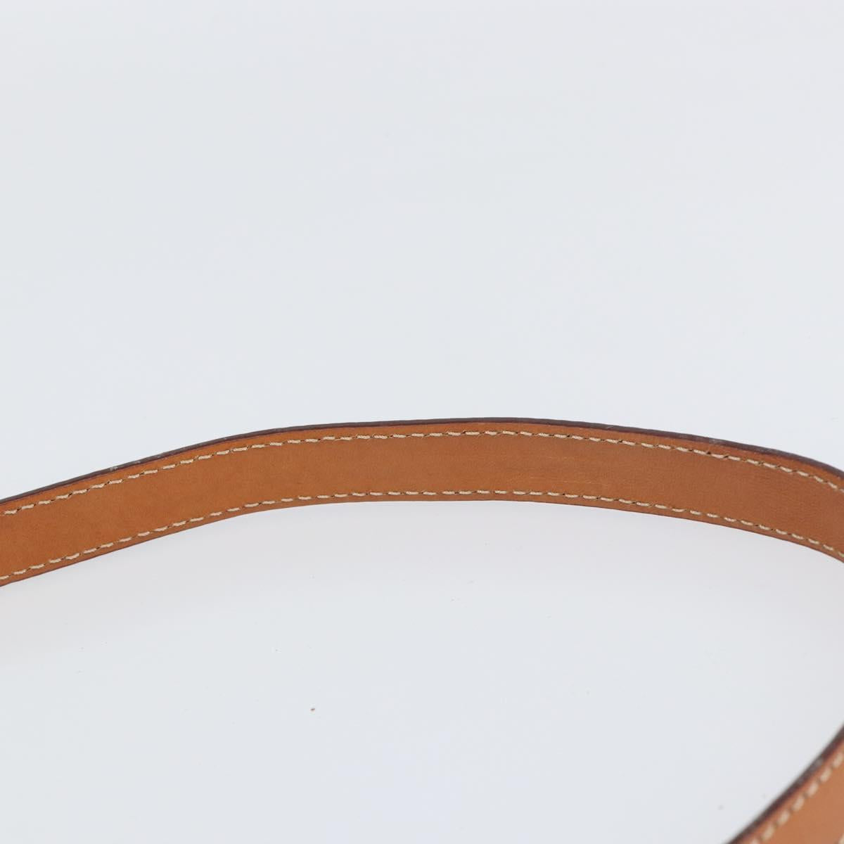 CELINE Macadam Canvas Hand Bag PVC 2way Beige Gold Auth ka512