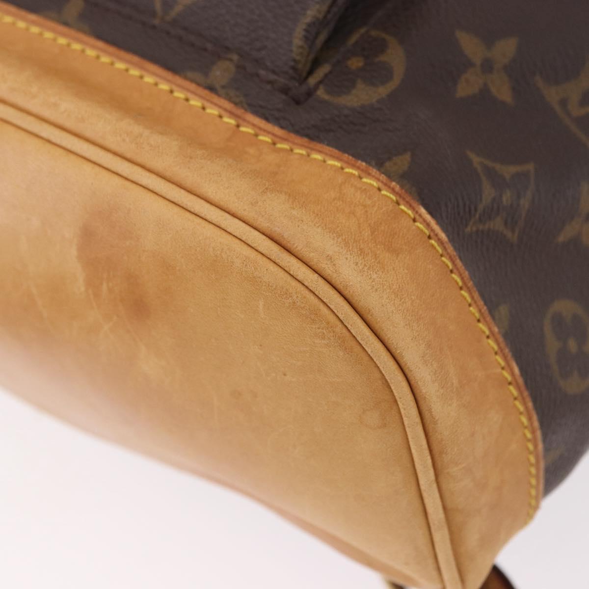 LOUIS VUITTON Monogram Montsouris MM Backpack M51136 LV Auth ka5120