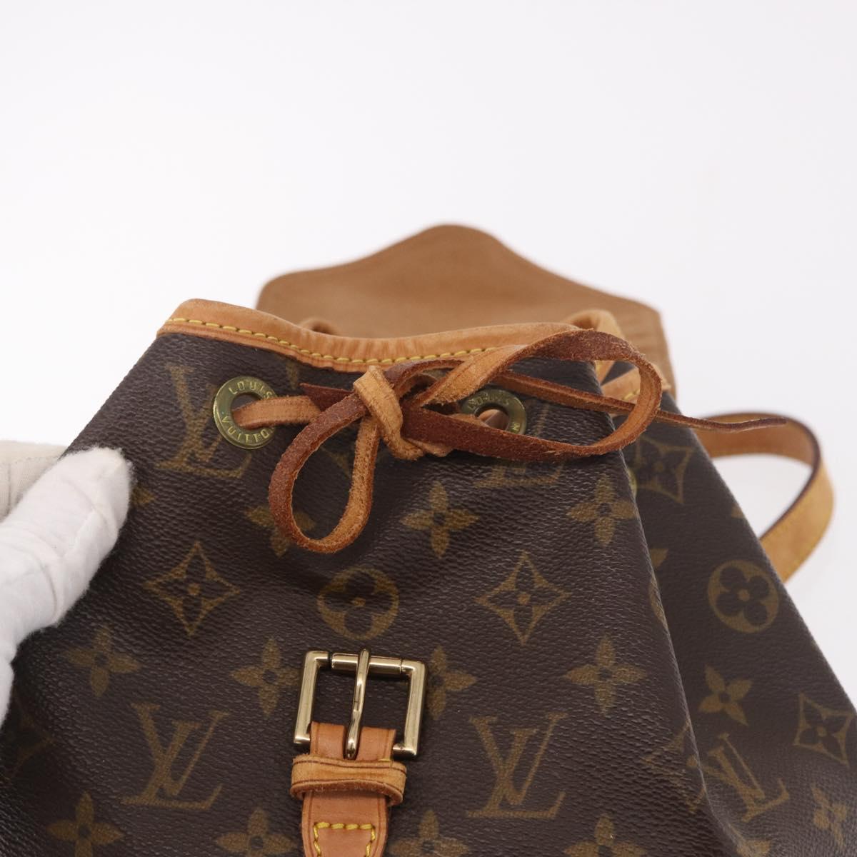 LOUIS VUITTON Monogram Montsouris MM Backpack M51136 LV Auth ka5120