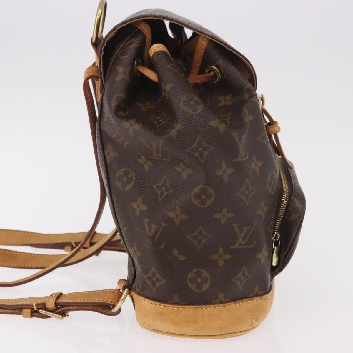 LOUIS VUITTON Monogram Montsouris MM Backpack M51136 LV Auth ka5120