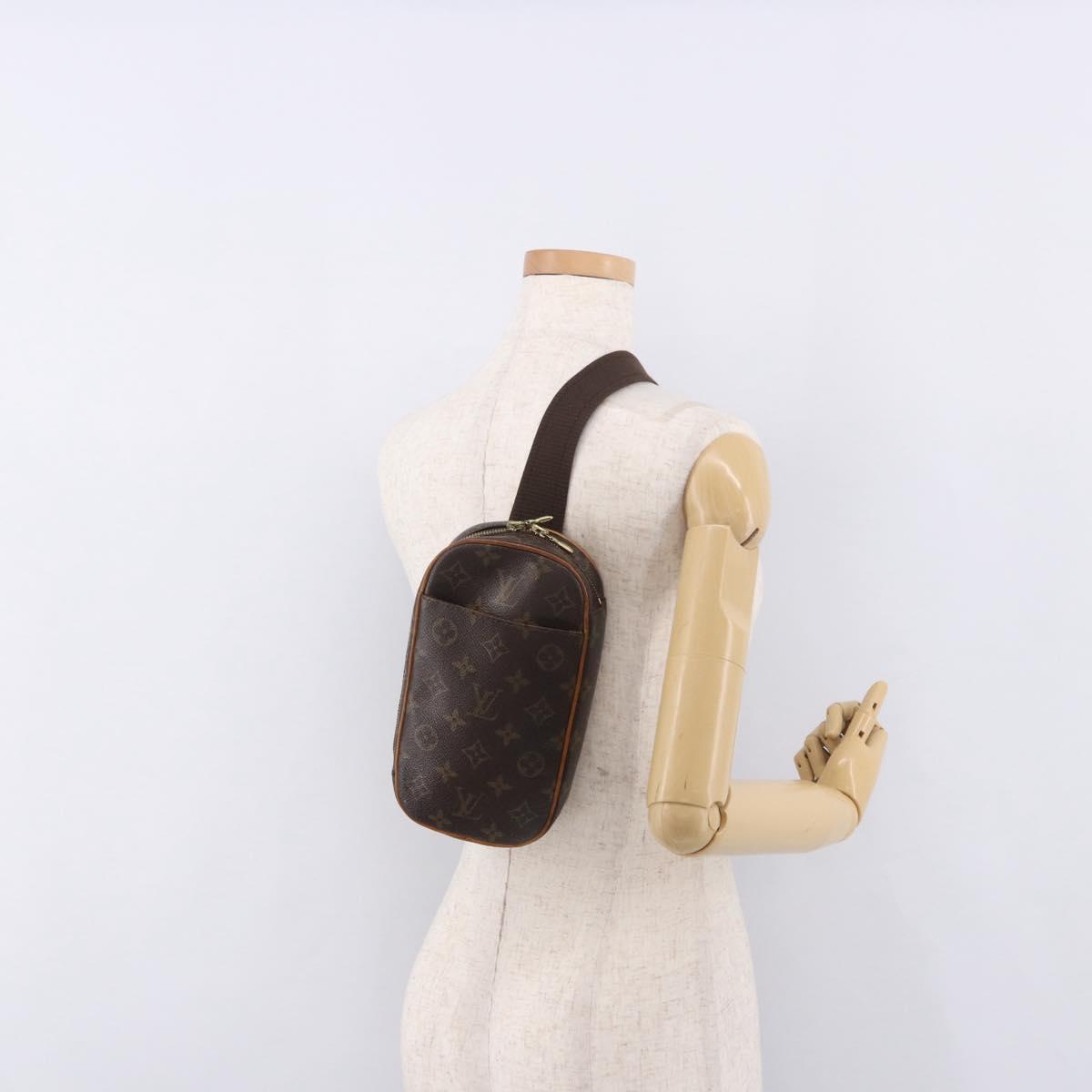 LOUIS VUITTON Monogram Pochette Gange Shoulder Bag M51870 LV Auth ka5121