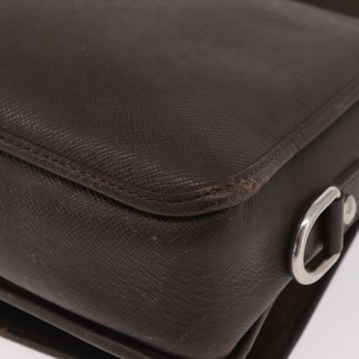 LOUIS VUITTON Taiga Andrei Shoulder Bag Grizzly M32488 LV Auth ka5136