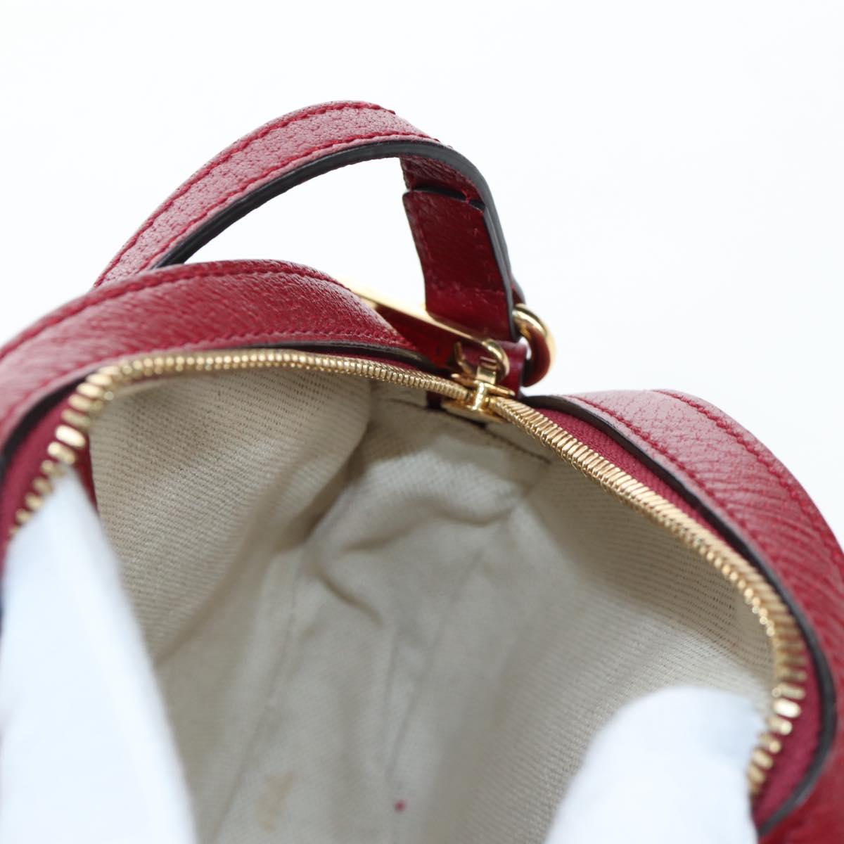 GUCCI Doraemon Micro GG Supreme Bag PVC Leather Beige 625216 Auth ka5138M