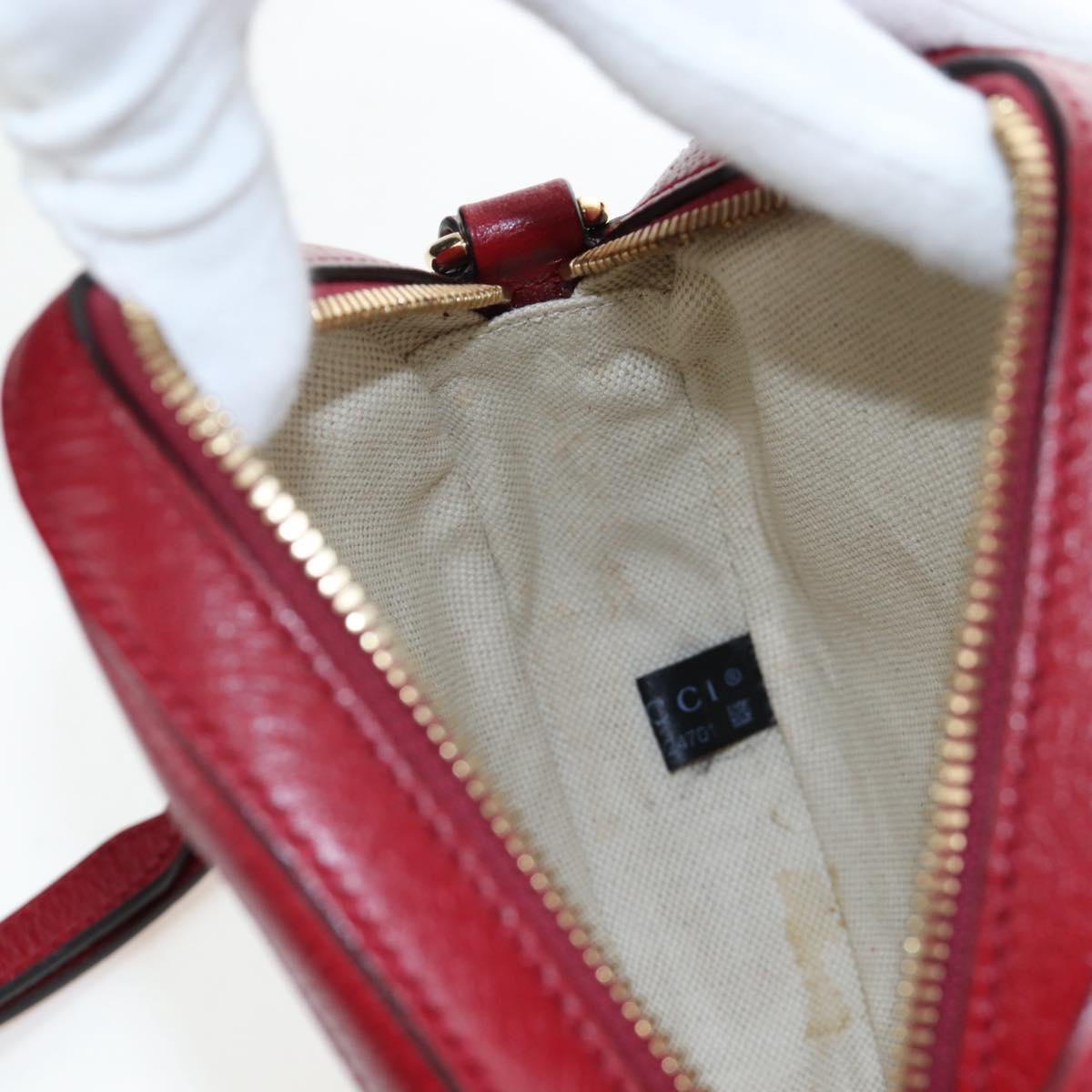 GUCCI Doraemon Micro GG Supreme Bag PVC Leather Beige 625216 Auth ka5138M