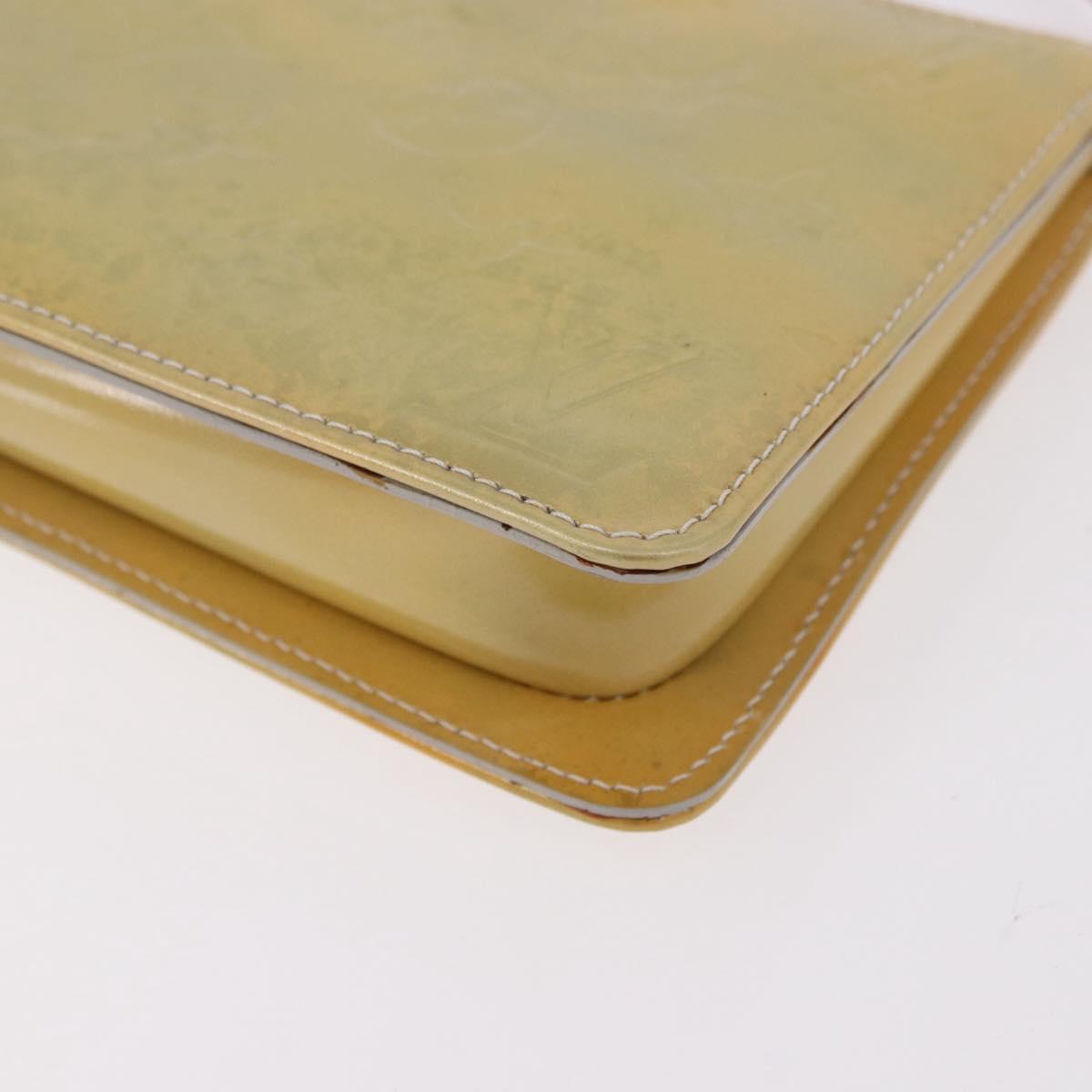 LOUIS VUITTON Monogram Vernis Lexington Accessory Pouch Gris M91056 Auth ka5139