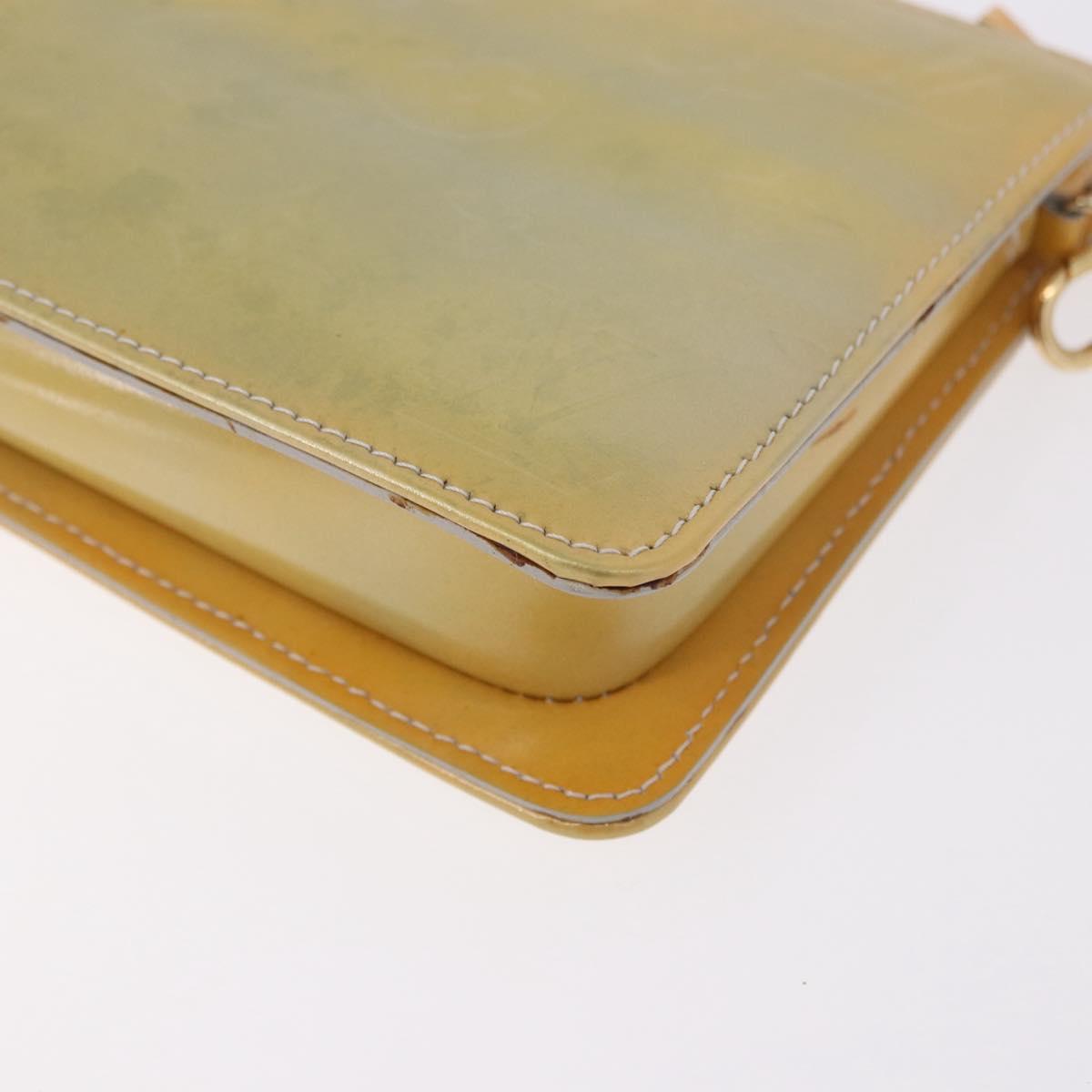 LOUIS VUITTON Monogram Vernis Lexington Accessory Pouch Gris M91056 Auth ka5139