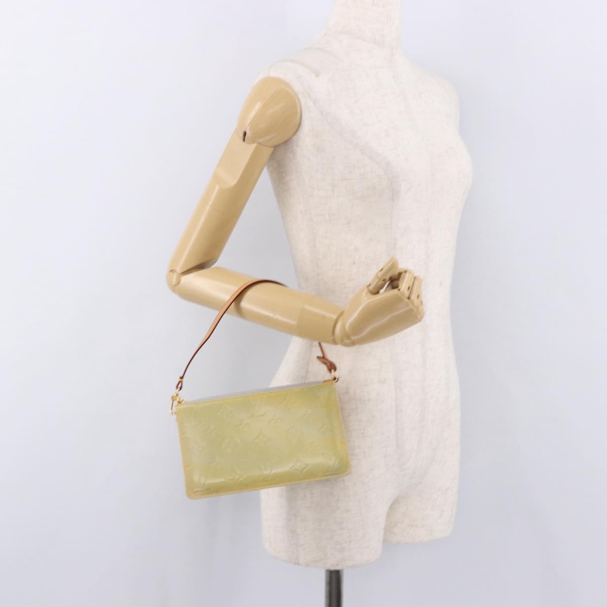 LOUIS VUITTON Monogram Vernis Lexington Accessory Pouch Gris M91056 Auth ka5139