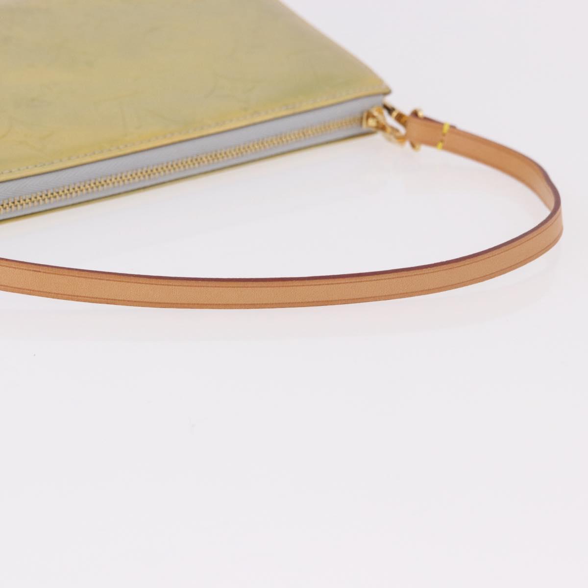 LOUIS VUITTON Monogram Vernis Lexington Accessory Pouch Gris M91056 Auth ka5139