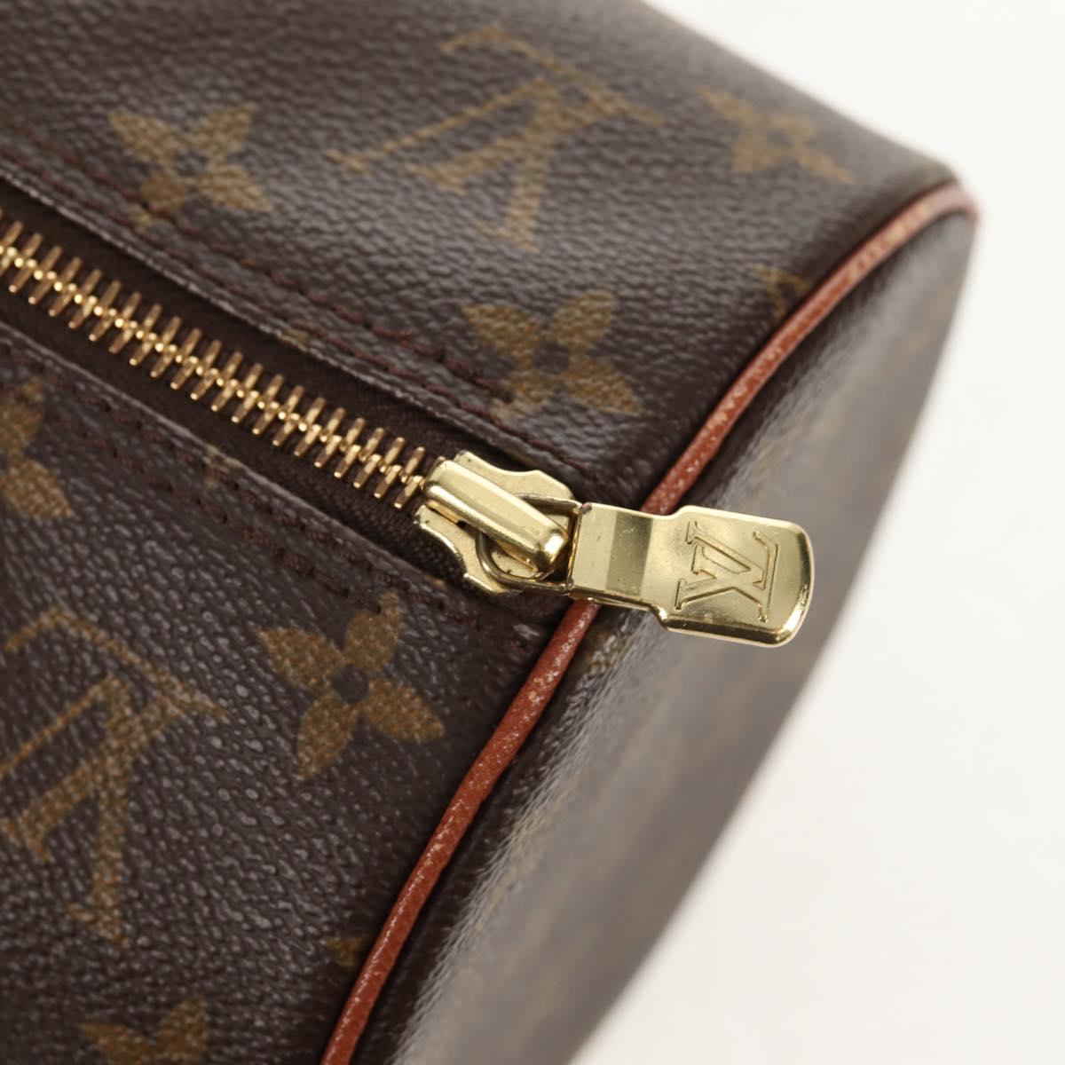 LOUIS VUITTON Monogram Papillon 30 Hand Bag M51385 LV Auth ka513V