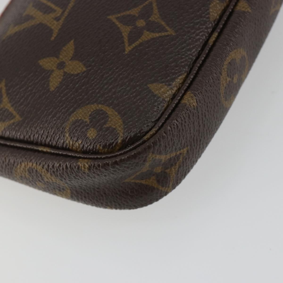LOUIS VUITTON Monogram Cherry Mini Pochette Accessoires Pouch LV Auth ka5140A