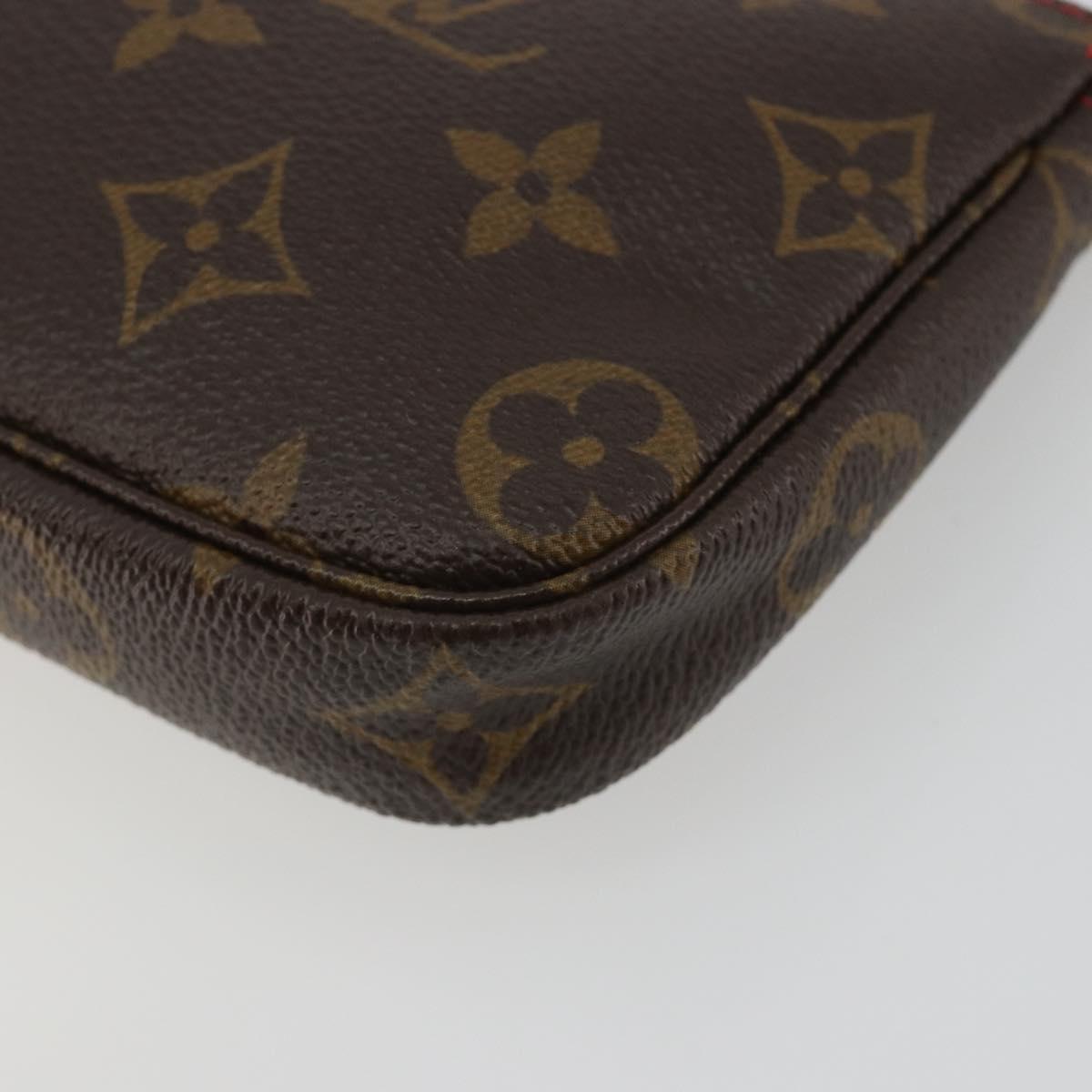 LOUIS VUITTON Monogram Cherry Mini Pochette Accessoires Pouch LV Auth ka5140A