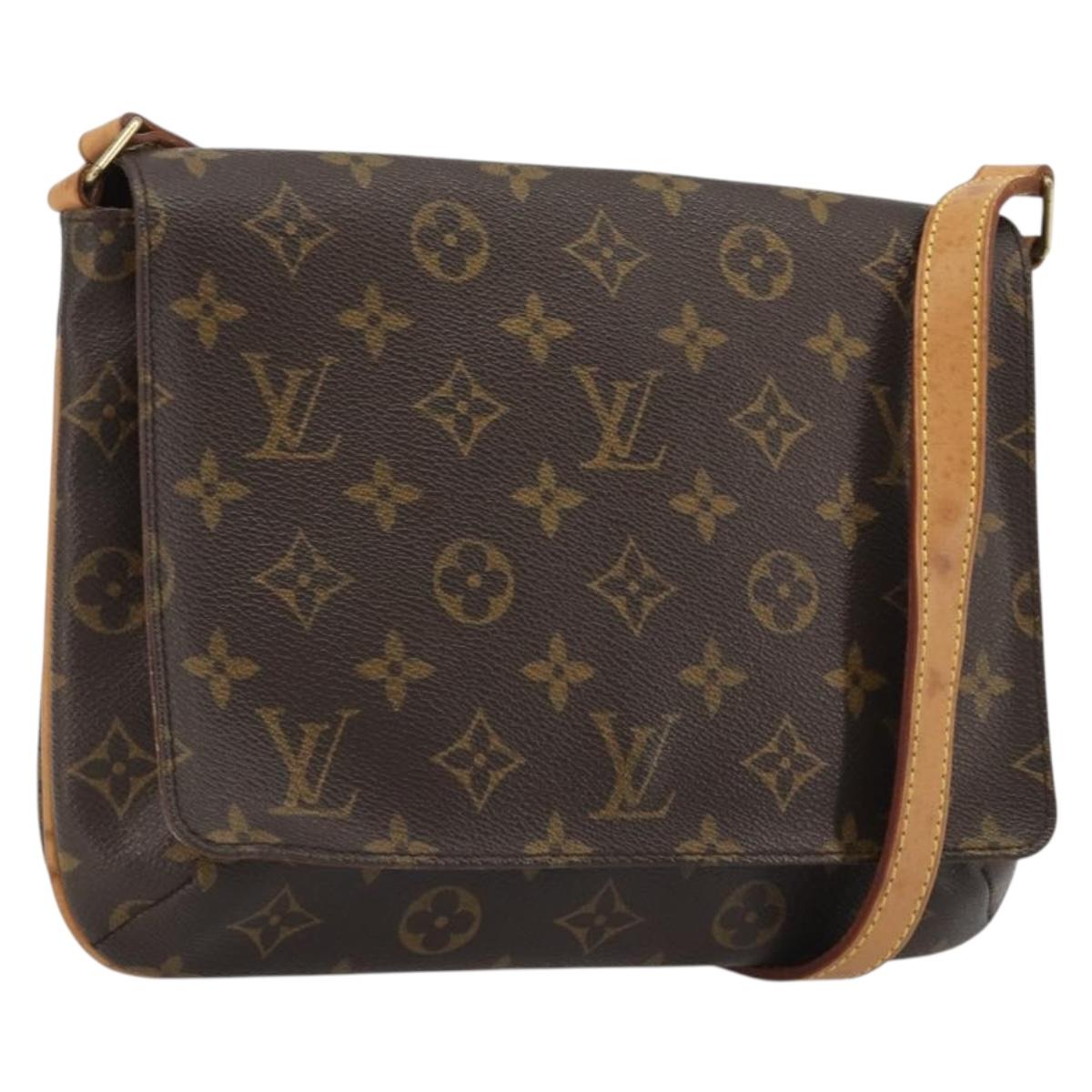 LOUIS VUITTON Monogram Musette Tango Long Strap Shoulder Bag M51388 Auth ka5141