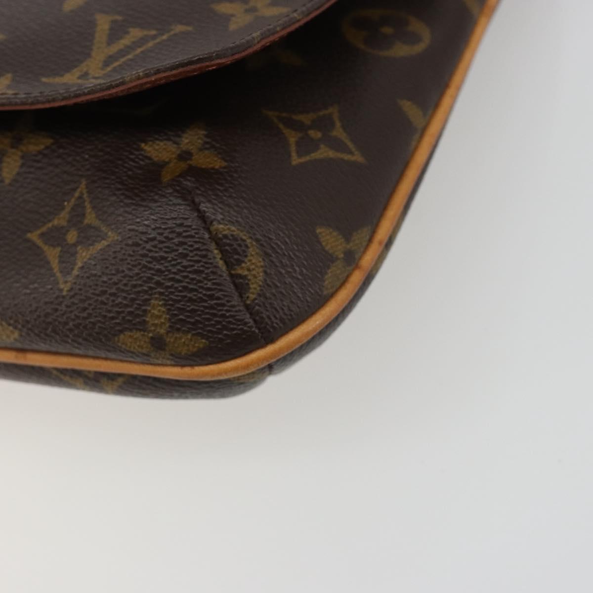LOUIS VUITTON Monogram Musette Tango Long Strap Shoulder Bag M51388 Auth ka5141