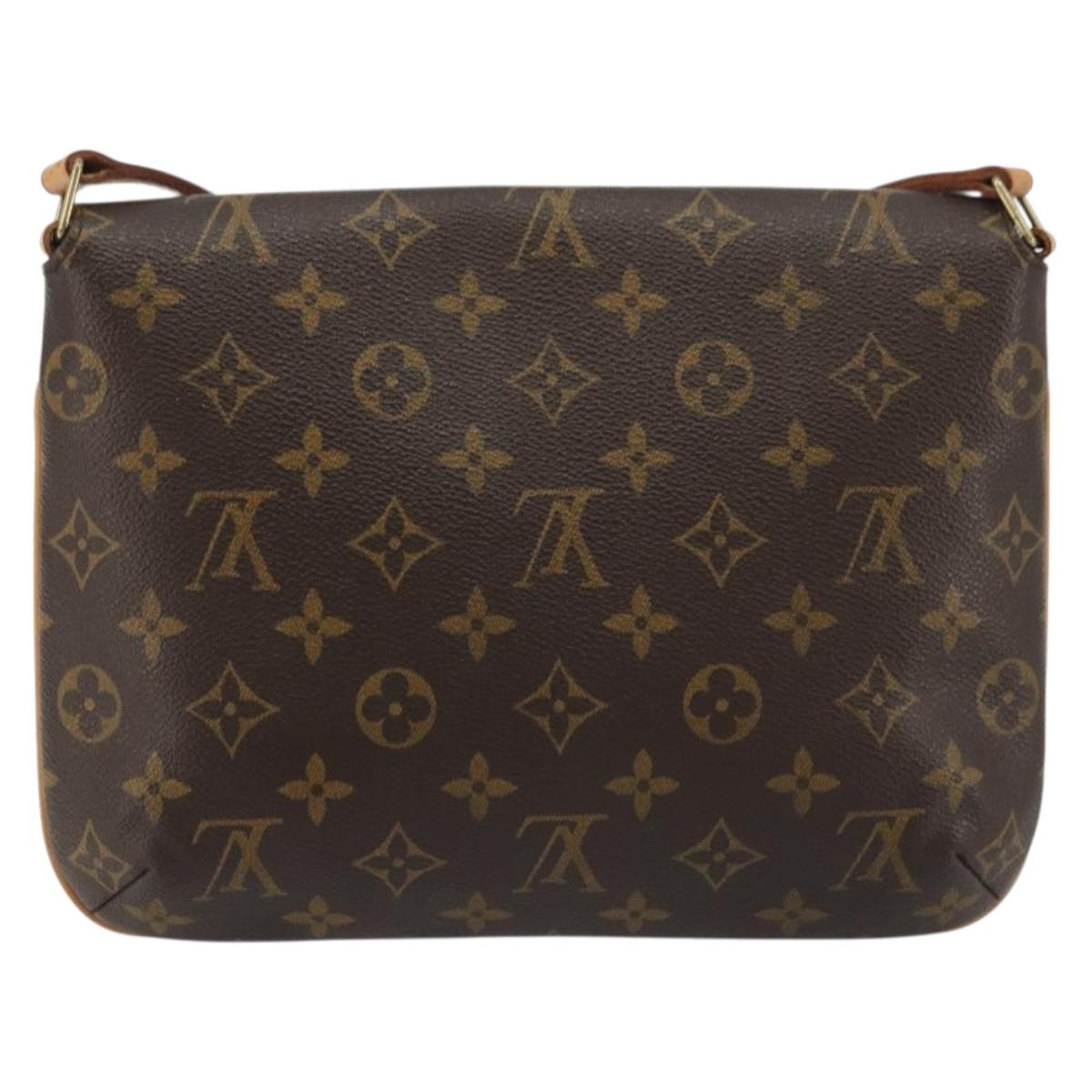LOUIS VUITTON Monogram Musette Tango Long Strap Shoulder Bag M51388 Auth ka5141