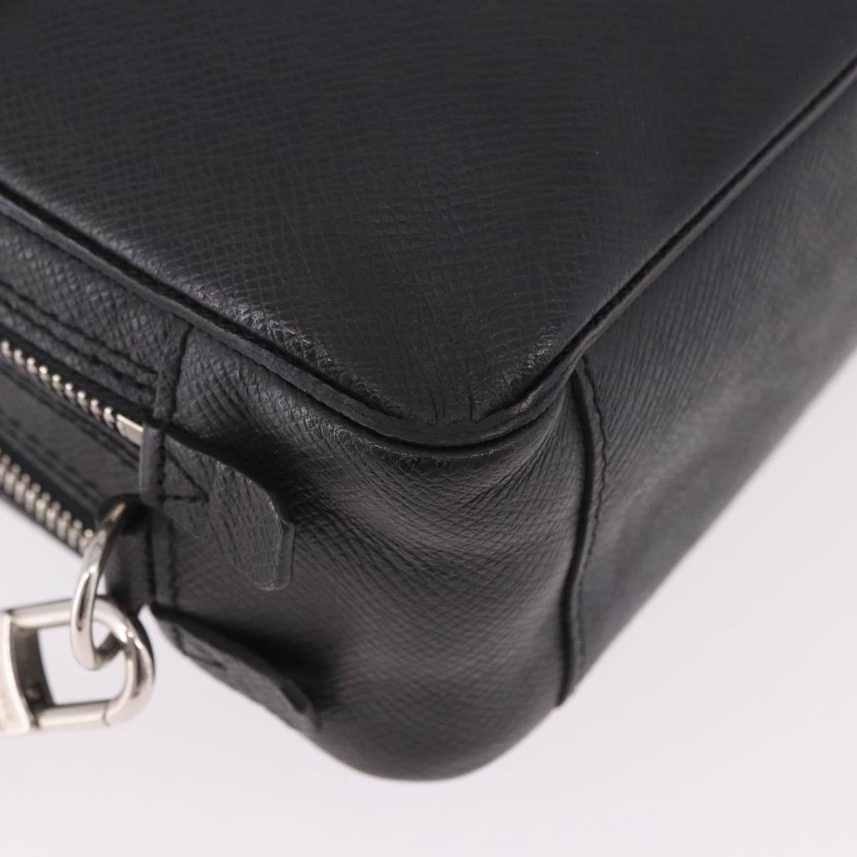 LOUIS VUITTON Taiga Neo pavel Clutch Bag Ardoise M32684 LV Auth ka5148