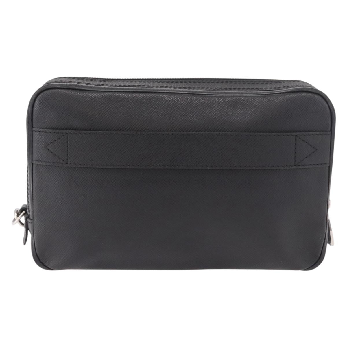 LOUIS VUITTON Taiga Neo pavel Clutch Bag Ardoise M32684 LV Auth ka5148