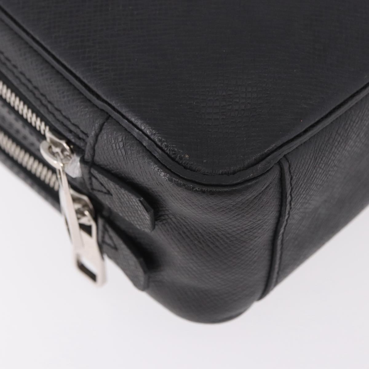 LOUIS VUITTON Taiga Neo pavel Clutch Bag Ardoise M32684 LV Auth ka5148