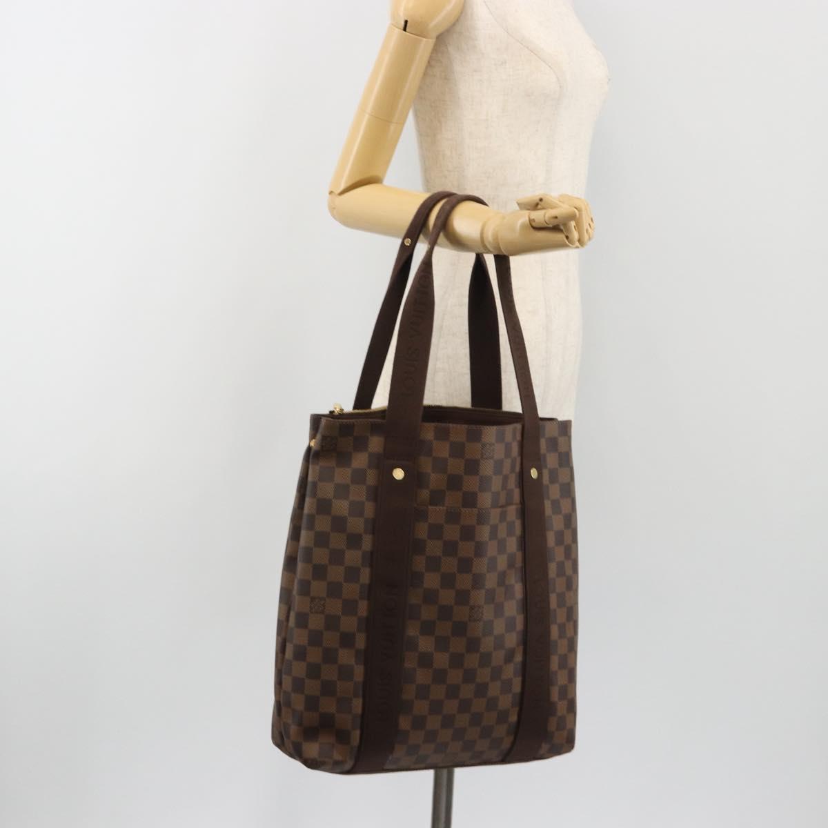 LOUIS VUITTON Damier Ebene Kababobur Tote Bag N52006 LV Auth ka5152