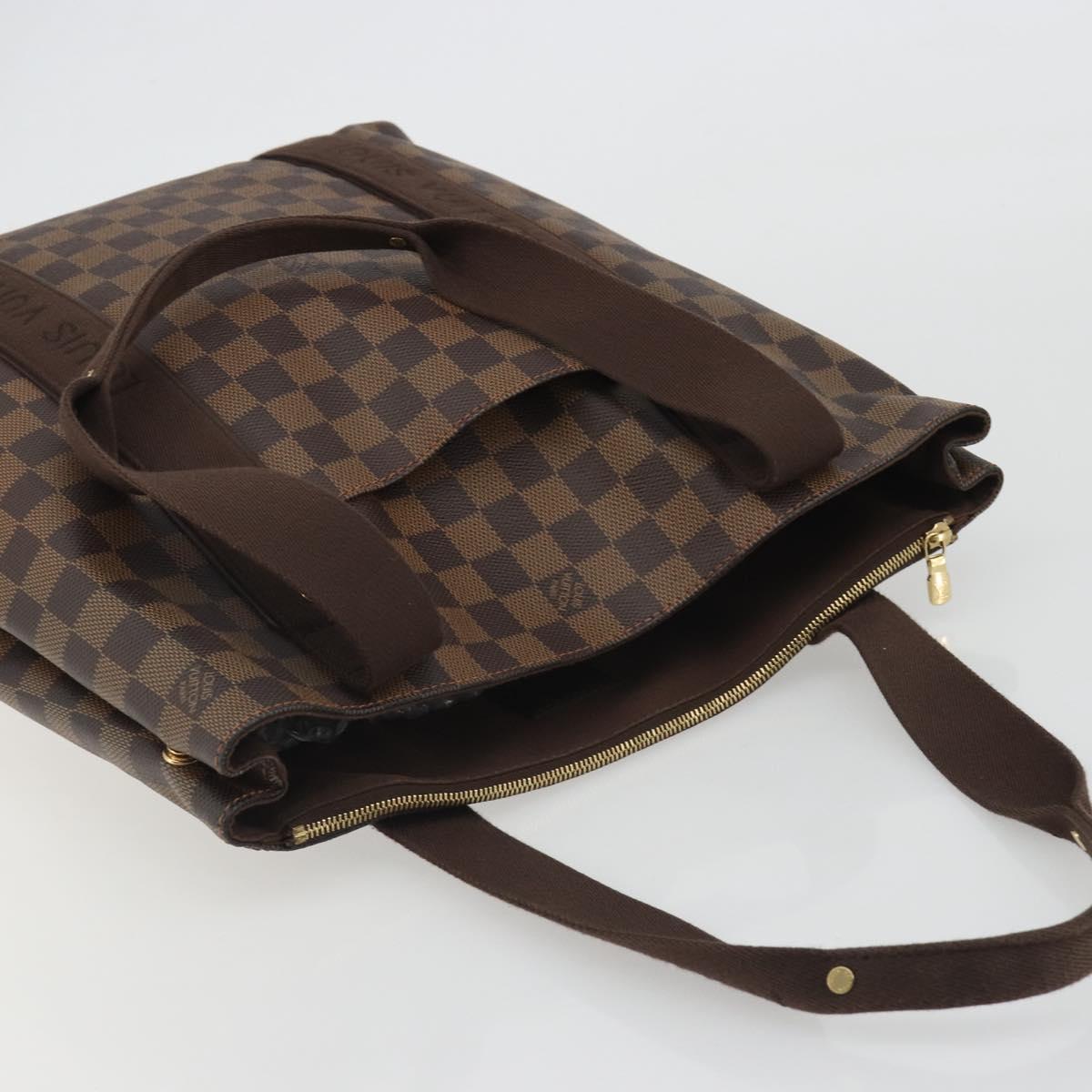 LOUIS VUITTON Damier Ebene Kababobur Tote Bag N52006 LV Auth ka5152