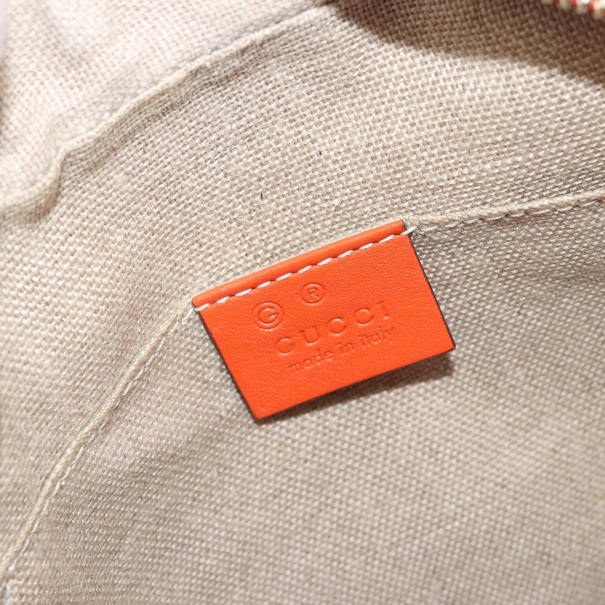 GUCCI Micro GuccissimaGG Shoulder Bag Orange Gold 449413 Auth ka5154