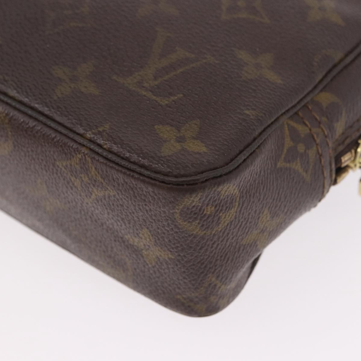 LOUIS VUITTON Monogram Trousse Toilette 23 Clutch Bag M47524 LV Auth ka5155