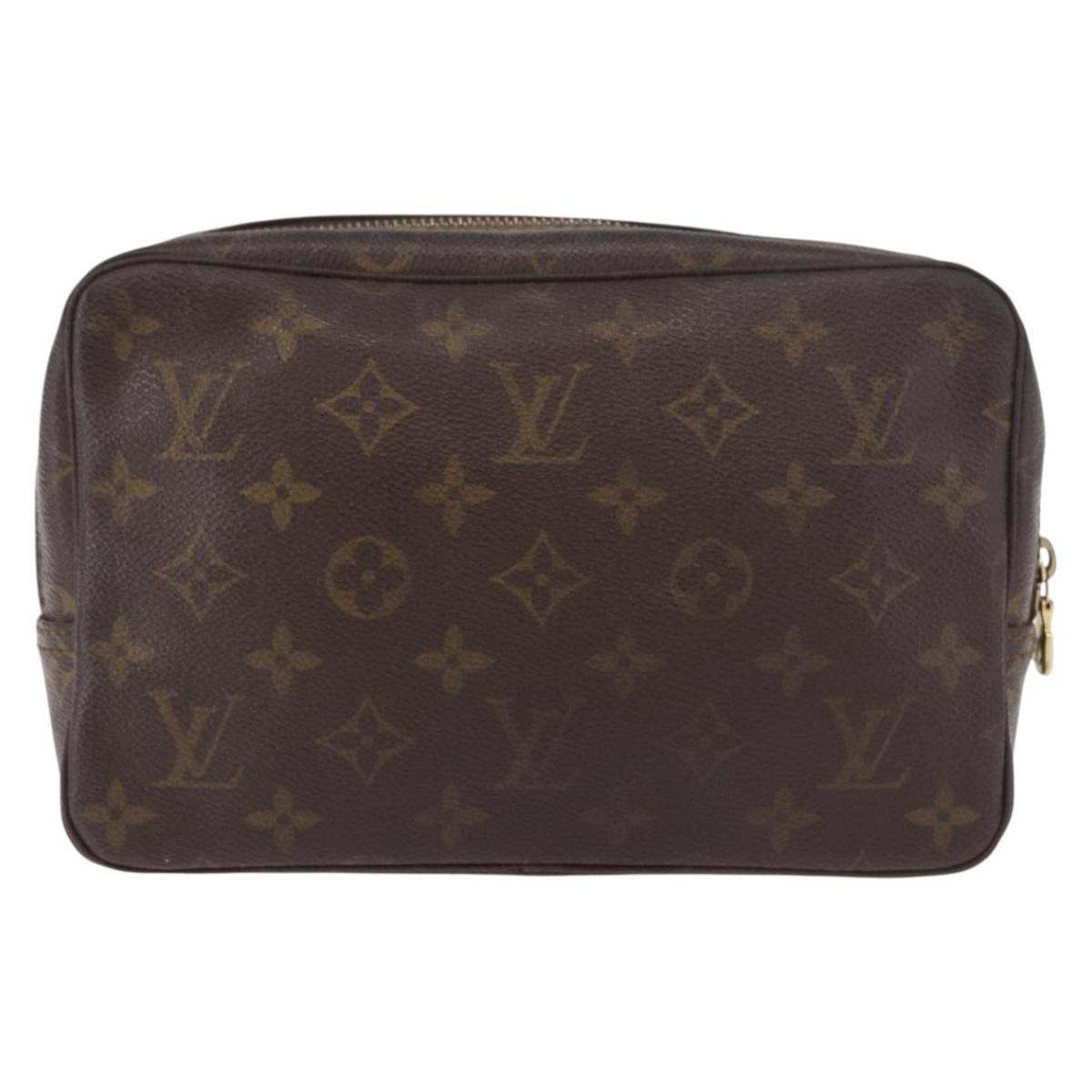 LOUIS VUITTON Monogram Trousse Toilette 23 Clutch Bag M47524 LV Auth ka5155