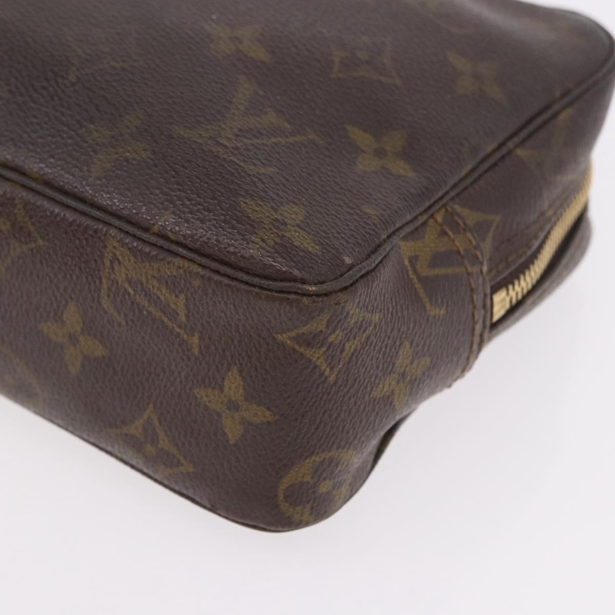 LOUIS VUITTON Monogram Trousse Toilette 23 Clutch Bag M47524 LV Auth ka5155