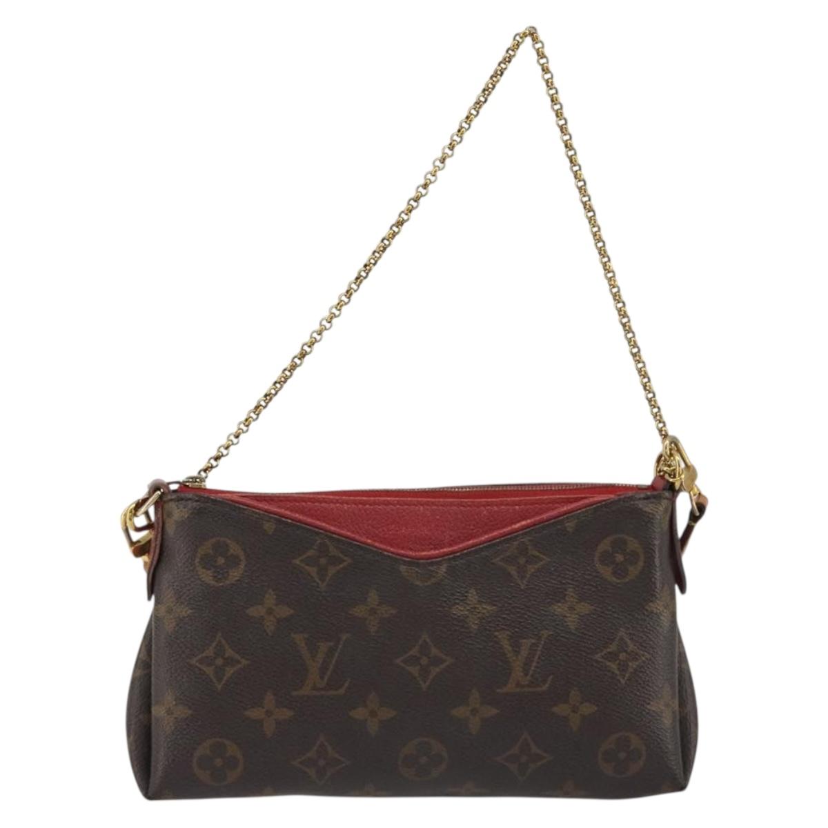 LOUIS VUITTON Monogram Pallas Clutch Pouch M41638 LV Auth ka5158