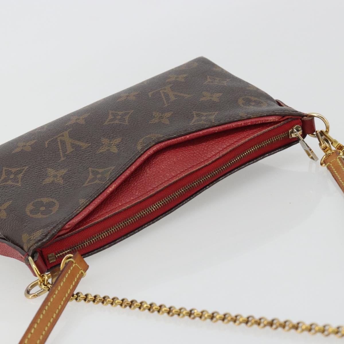 LOUIS VUITTON Monogram Pallas Clutch Pouch M41638 LV Auth ka5158