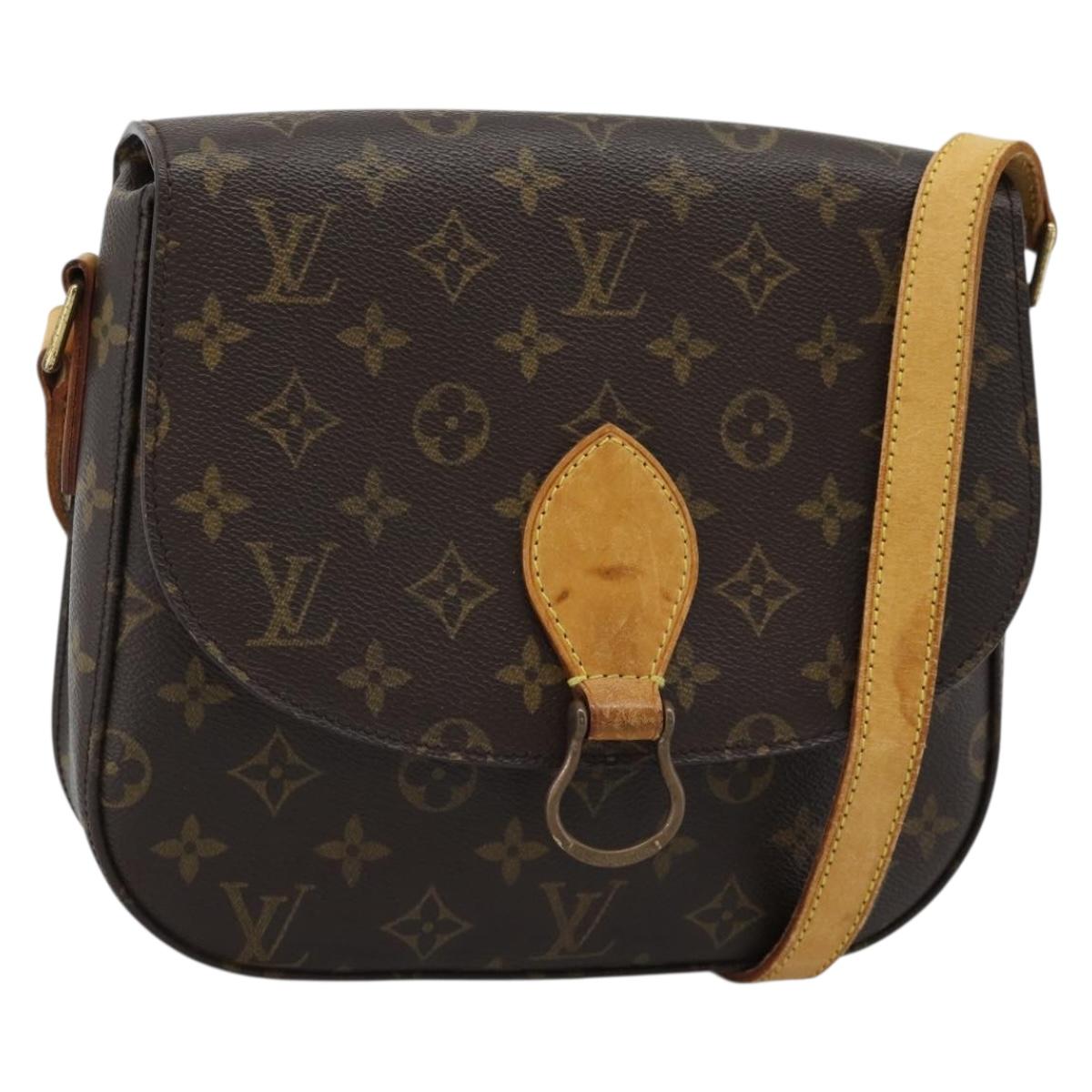 LOUIS VUITTON Monogram Saint Cloud GM Shoulder Bag M51242 LV Auth ka5159