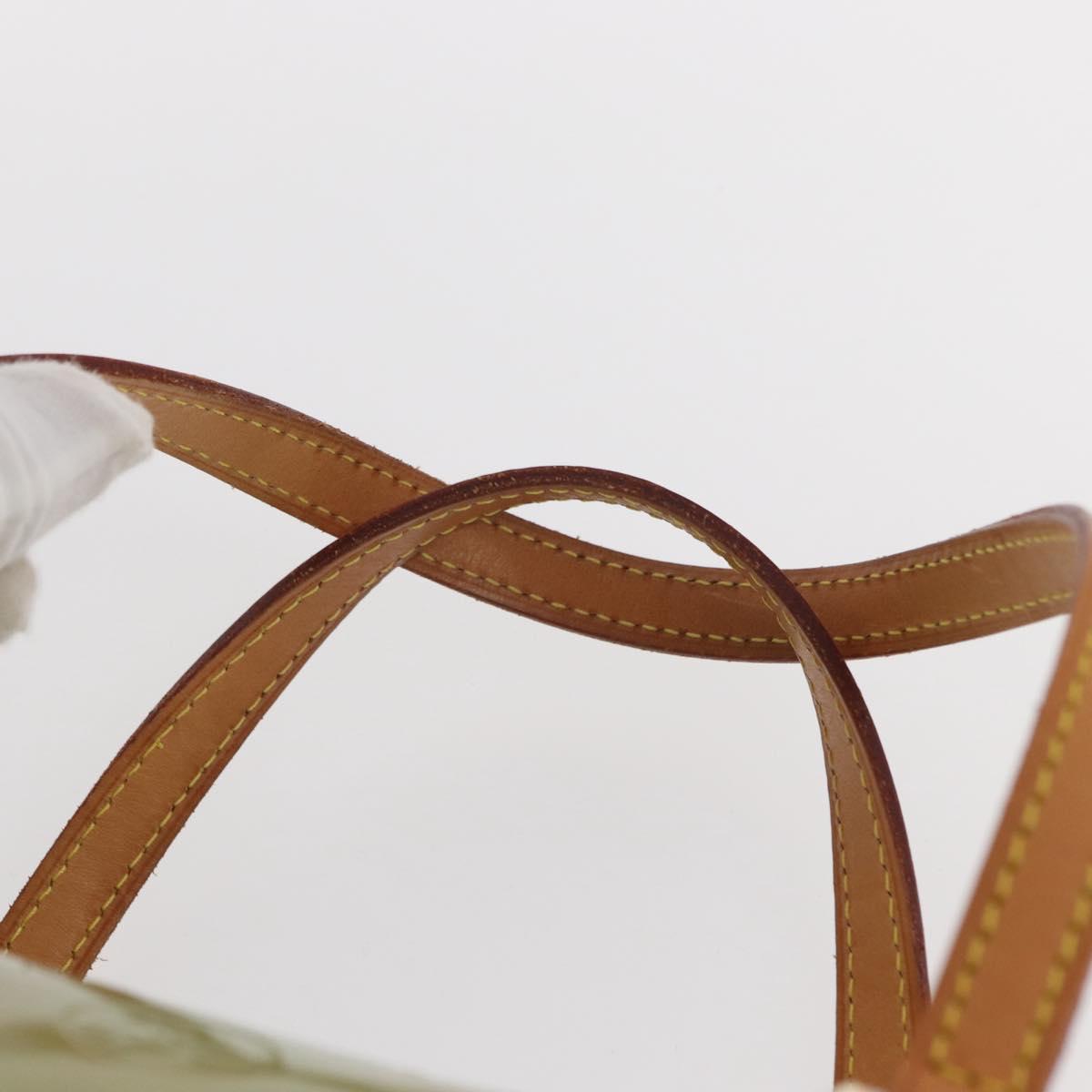 LOUIS VUITTON Monogram Vernis Bedford Hand Bag Baby Blue M91007 LV Auth ka516