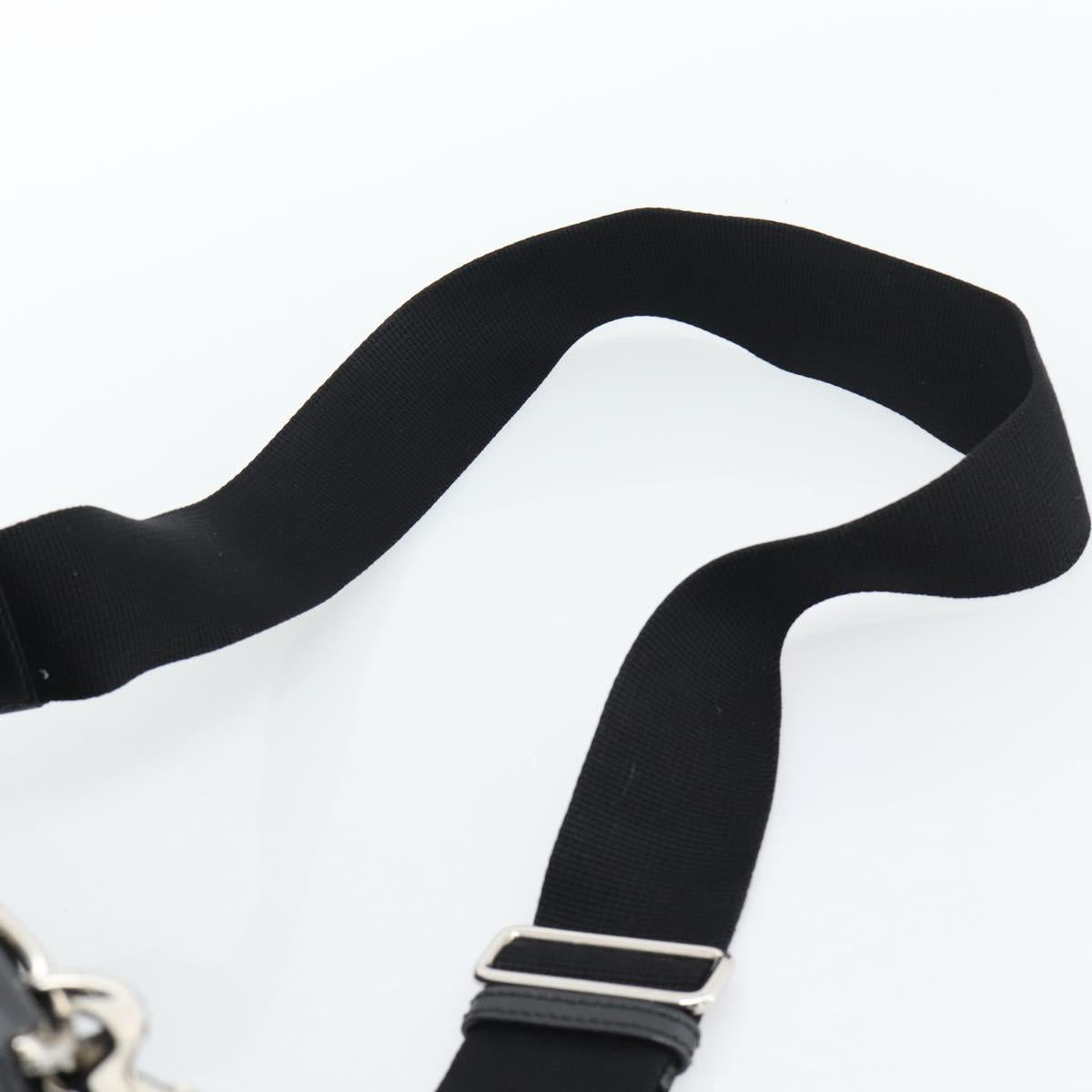 GUCCI GuccissimaGG Japan Limited Body Bag Leather Black 450970 Auth ka5160A