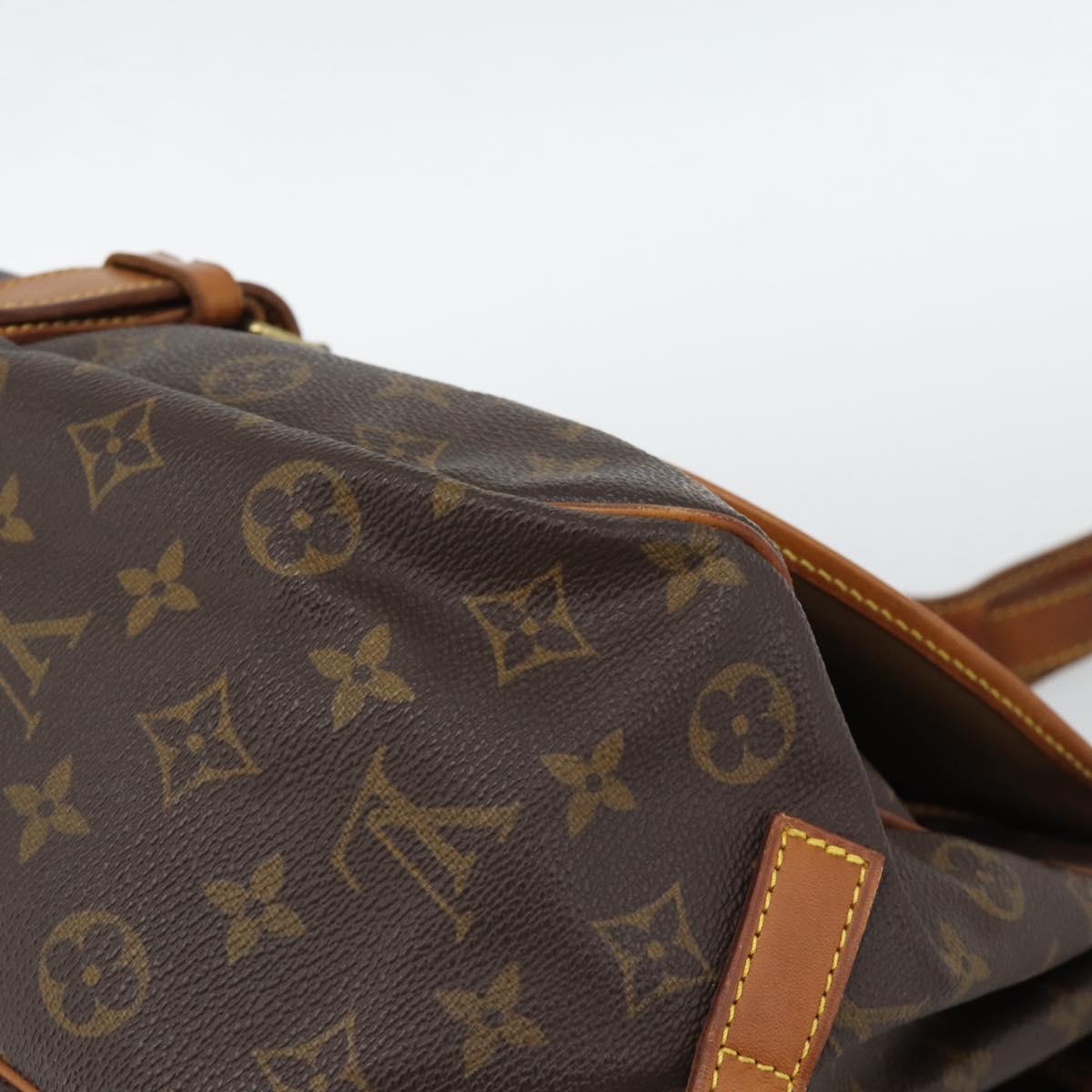 LOUIS VUITTON Monogram Saumur 35 Shoulder Bag M42254 LV Auth ka5161